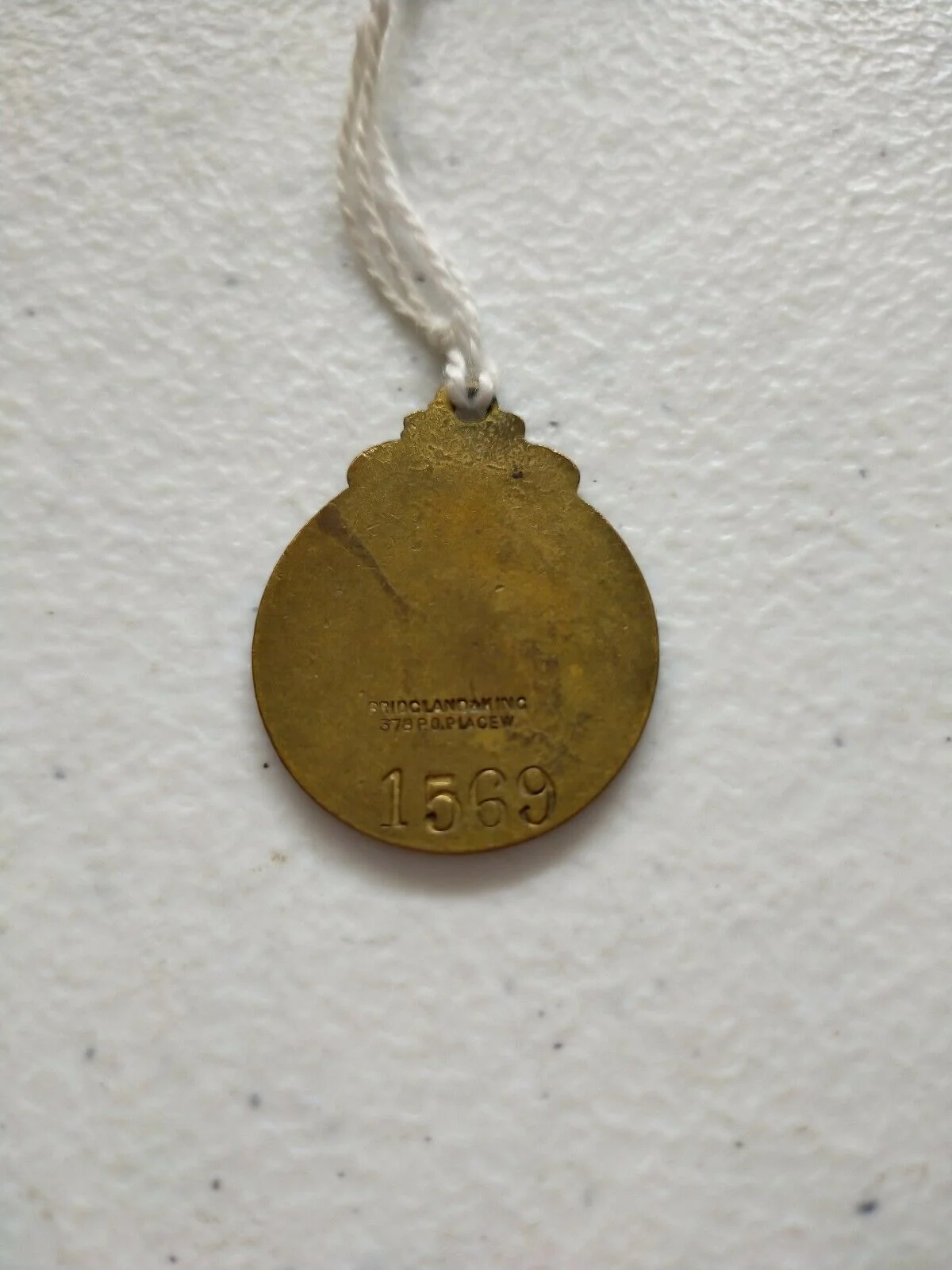 Cricket 1907-8 RARE Melbourne Cricket Club Membership Badge Very Good Condition No.1569 - Image 2