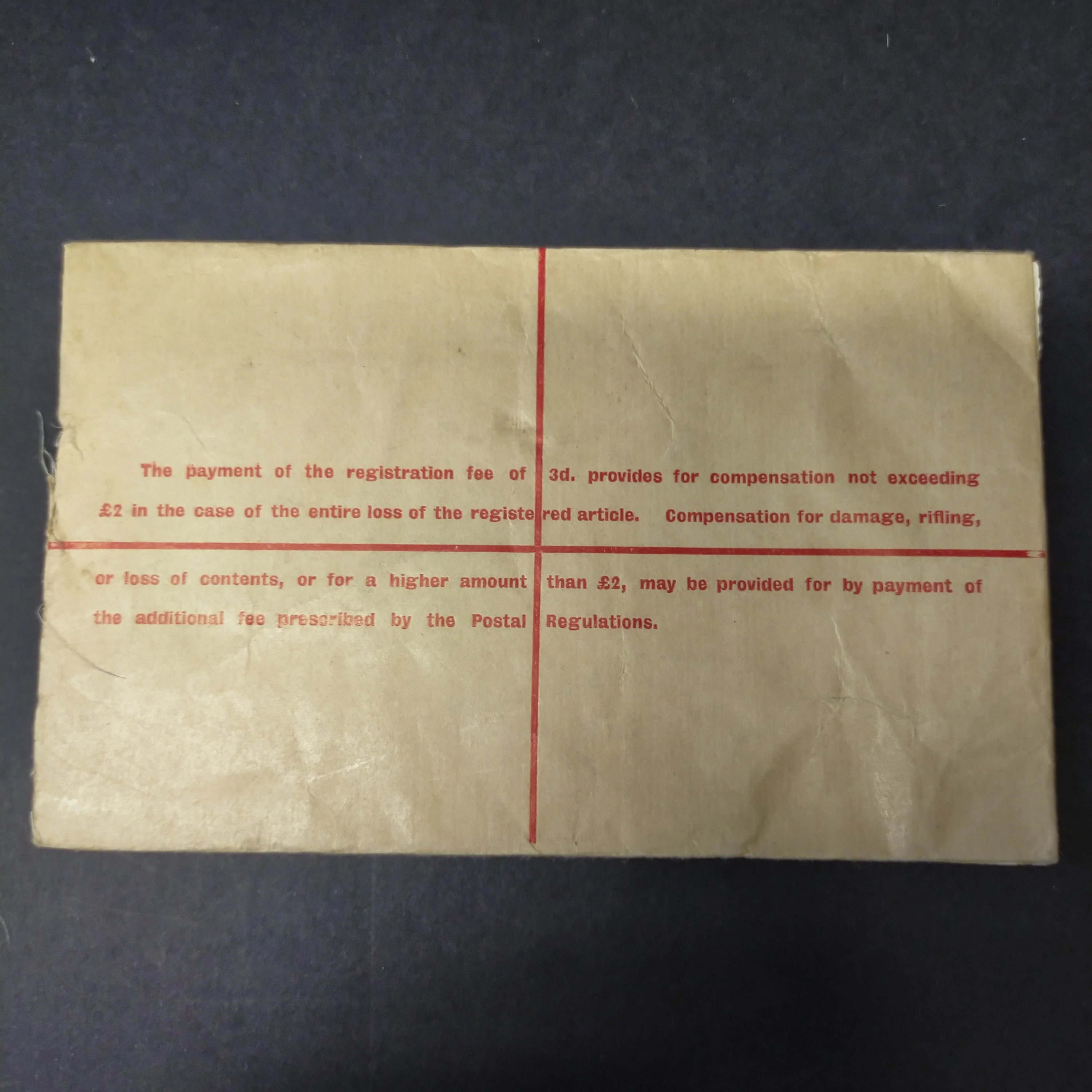 Australia 5d KGV Oval Embossed Registered Envelope from Prahran East to Melbourne 1937 - Image 2