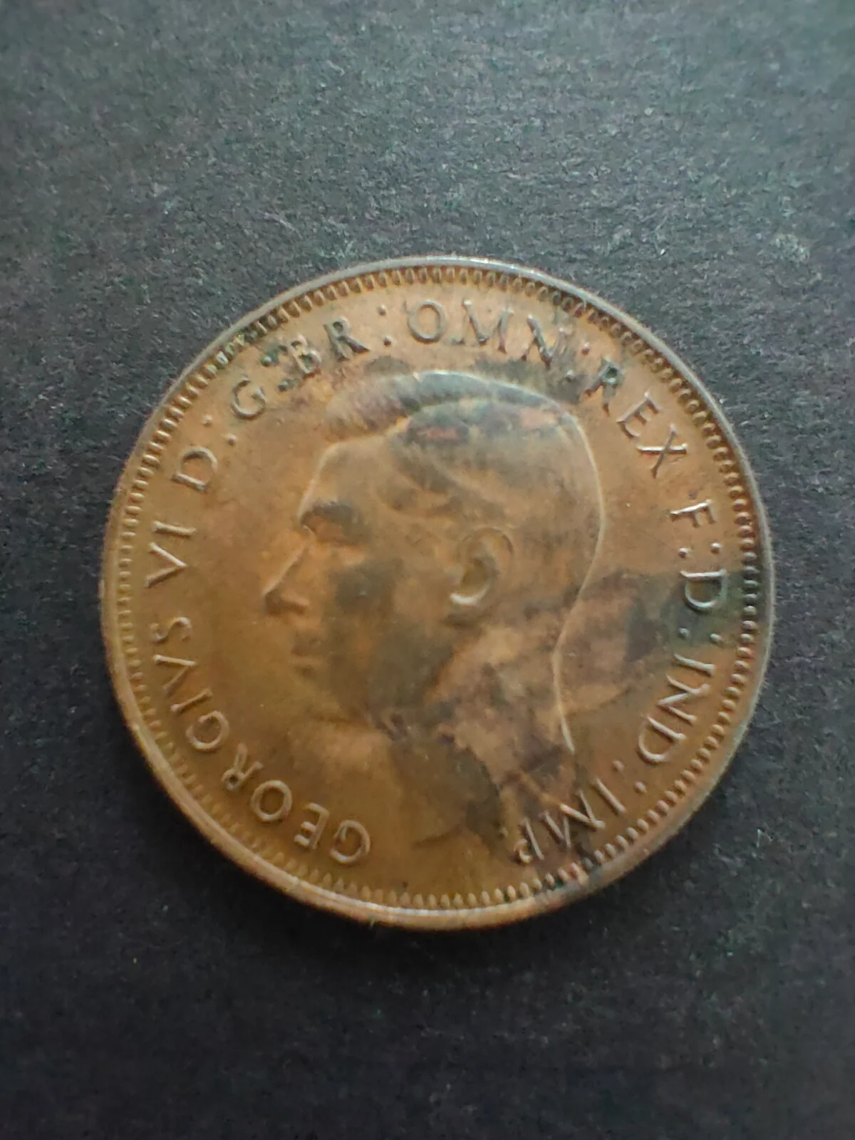Australia 1948 1/2d Half Penny Fine Condition. Melbourne Mint - Image 2