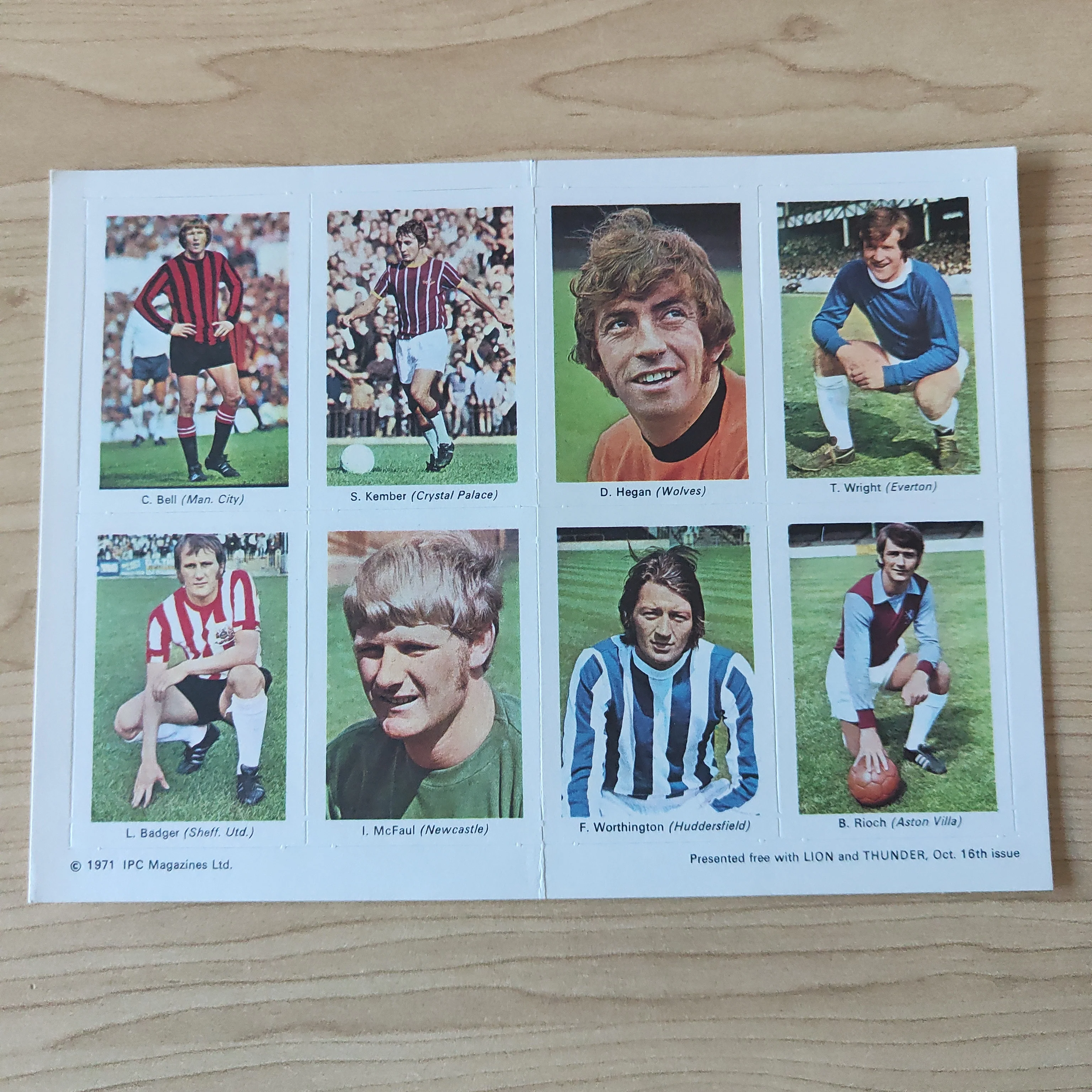 Soccer 1971 IPC Magazine My Favourite Stars Set With Album Lion and Thunder - Image 6