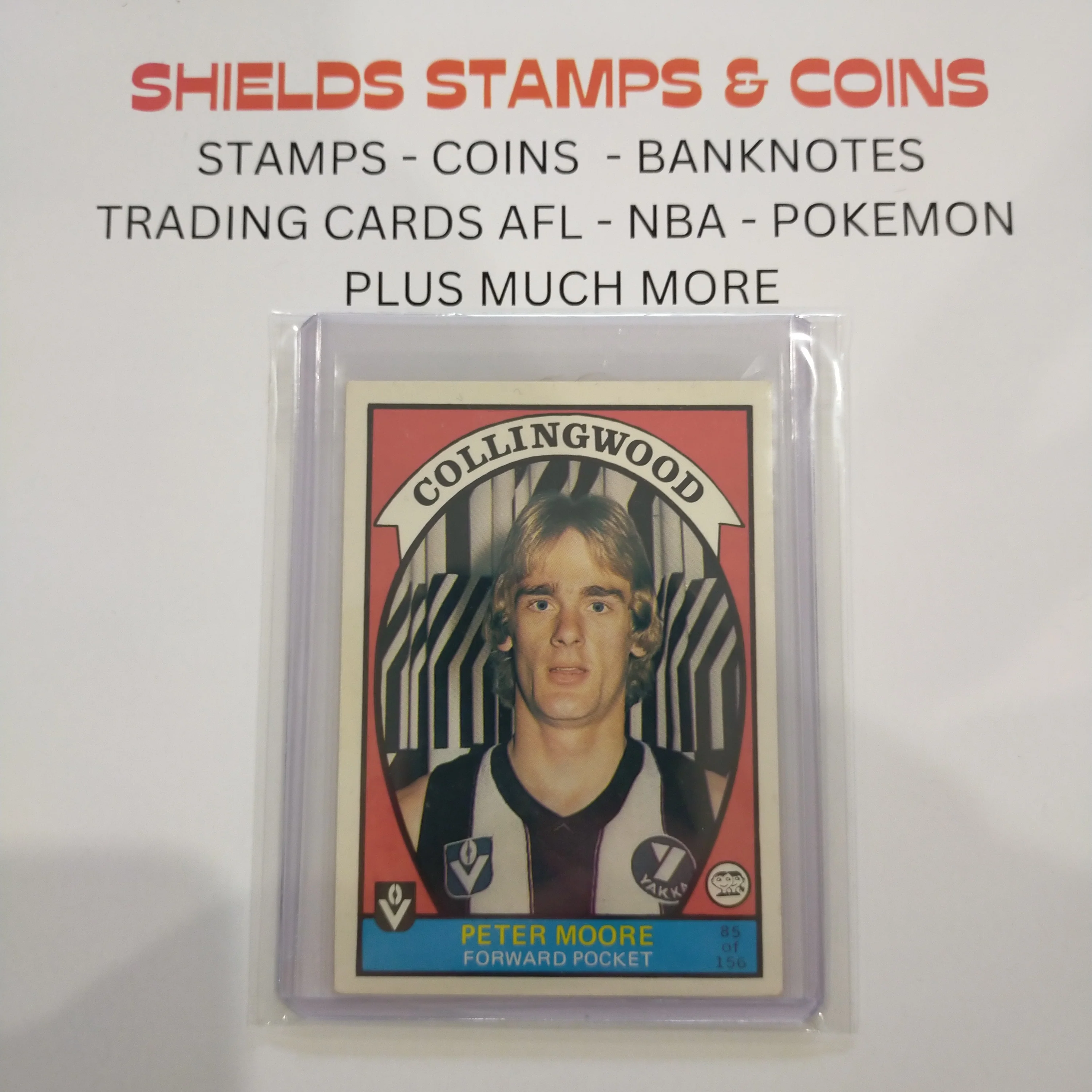 1978 VFL Scanlens Football Card Peter Moore Collingwood