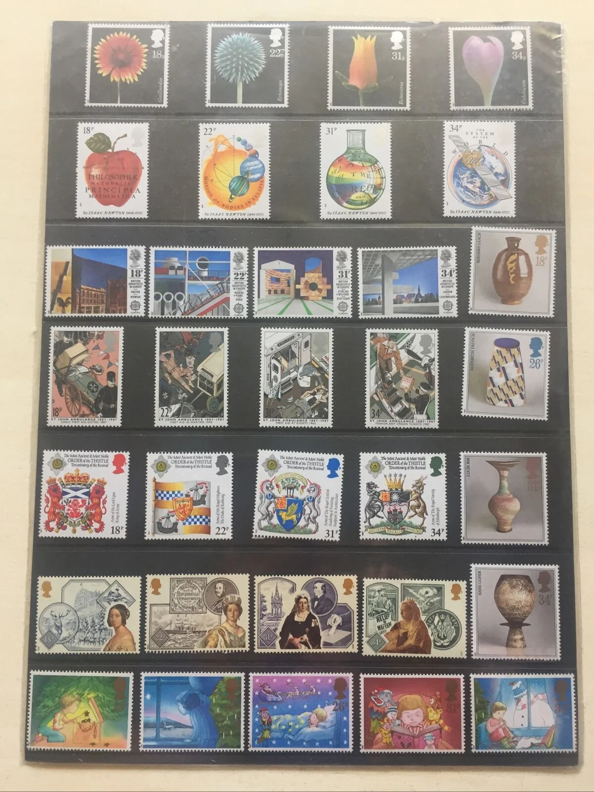 GB Great Britain 1987 Royal Mail Stamp Collectors Pack. Includes Years Issues. - Image 2
