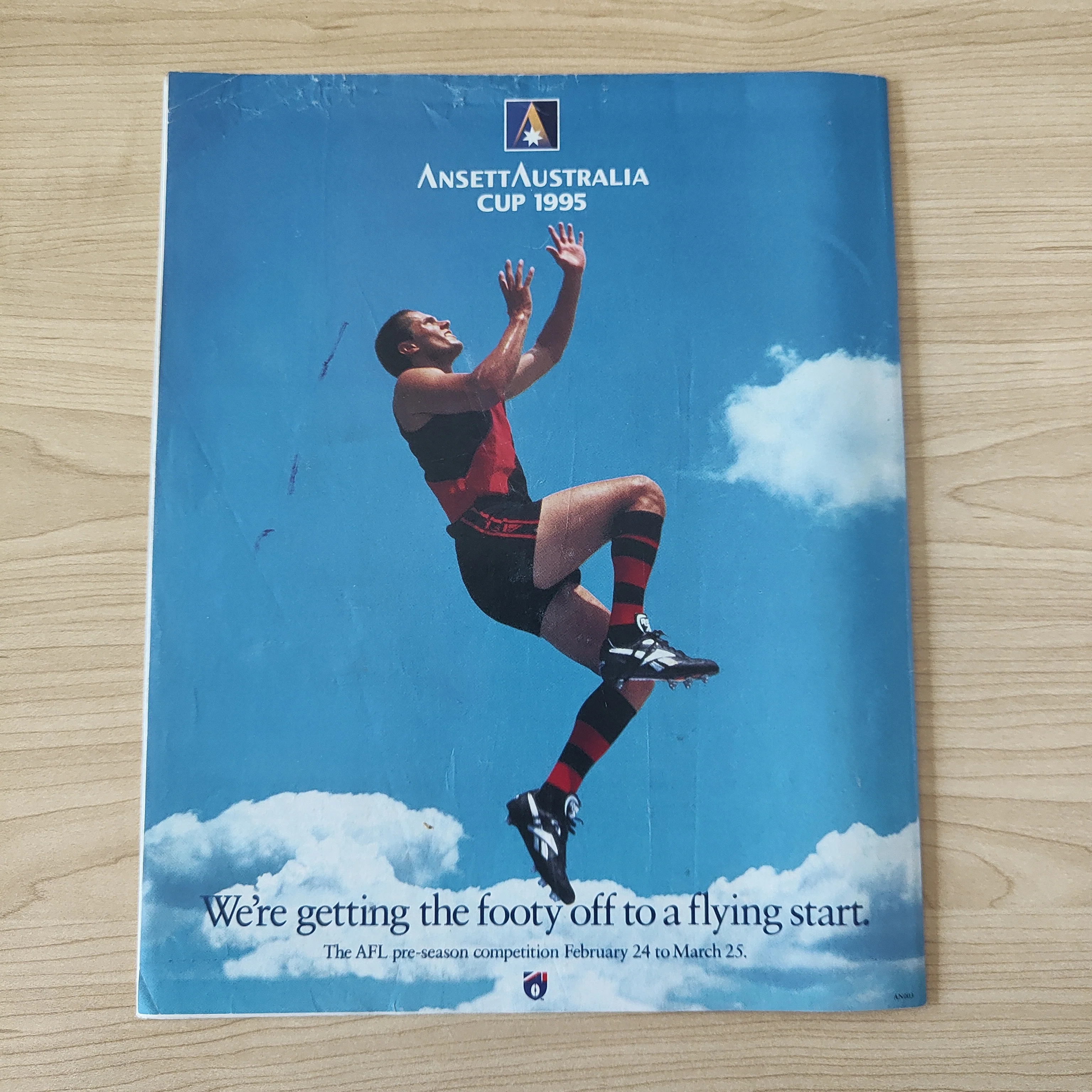 AFL 1995 Feb 24 - March 18 Ansett Australia Cup Football Record - Image 7