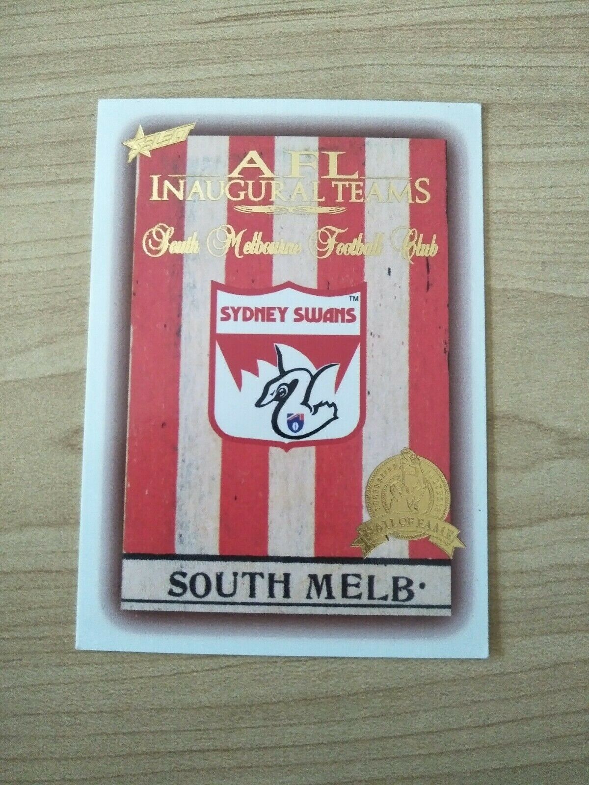 1996 Select Hall Of Fame South Melb/Sydney Logo Card 108/110