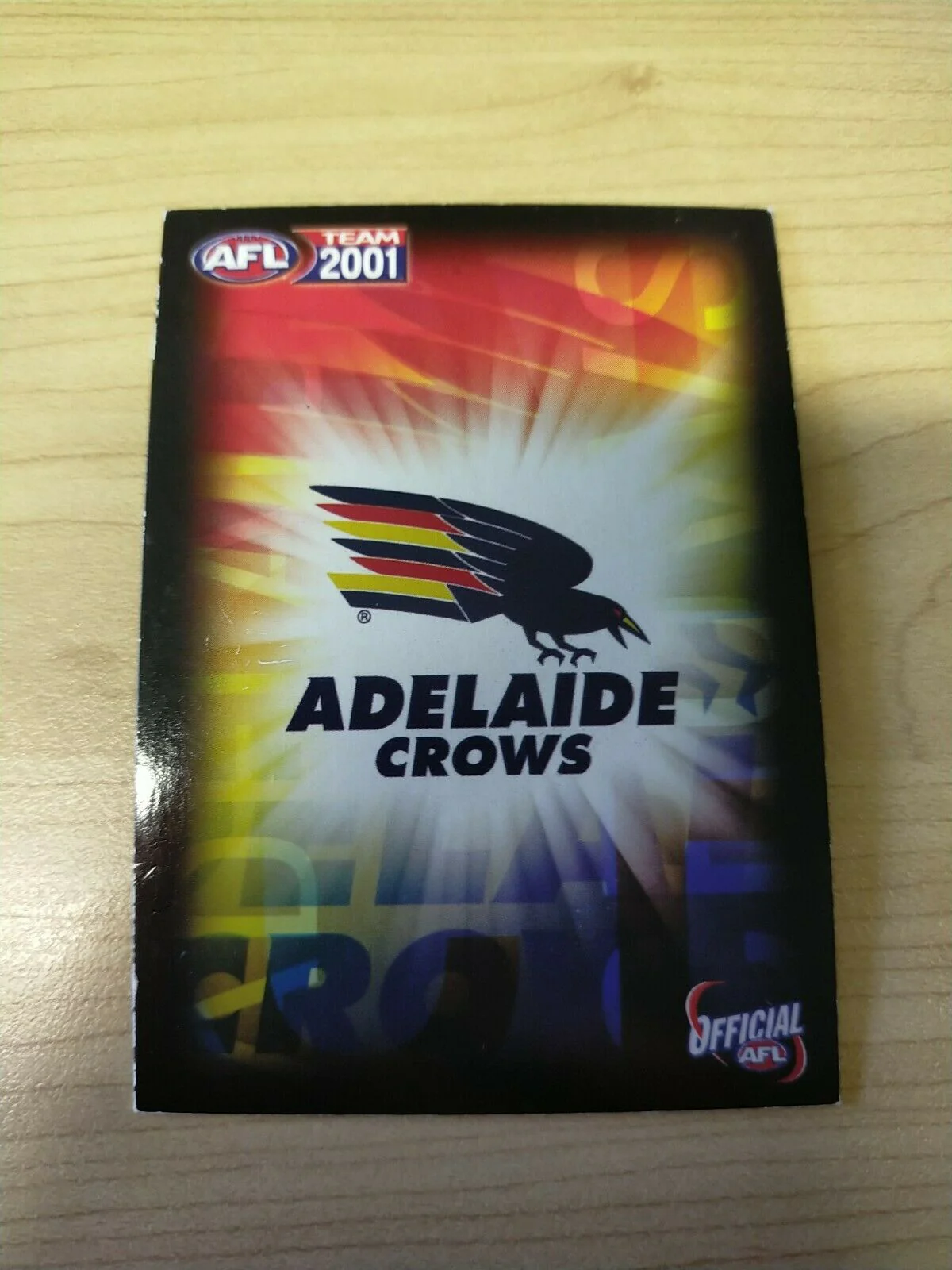2001 Teamcoach Gold Prize Card Adelaide 201 Ben Hart - Image 2
