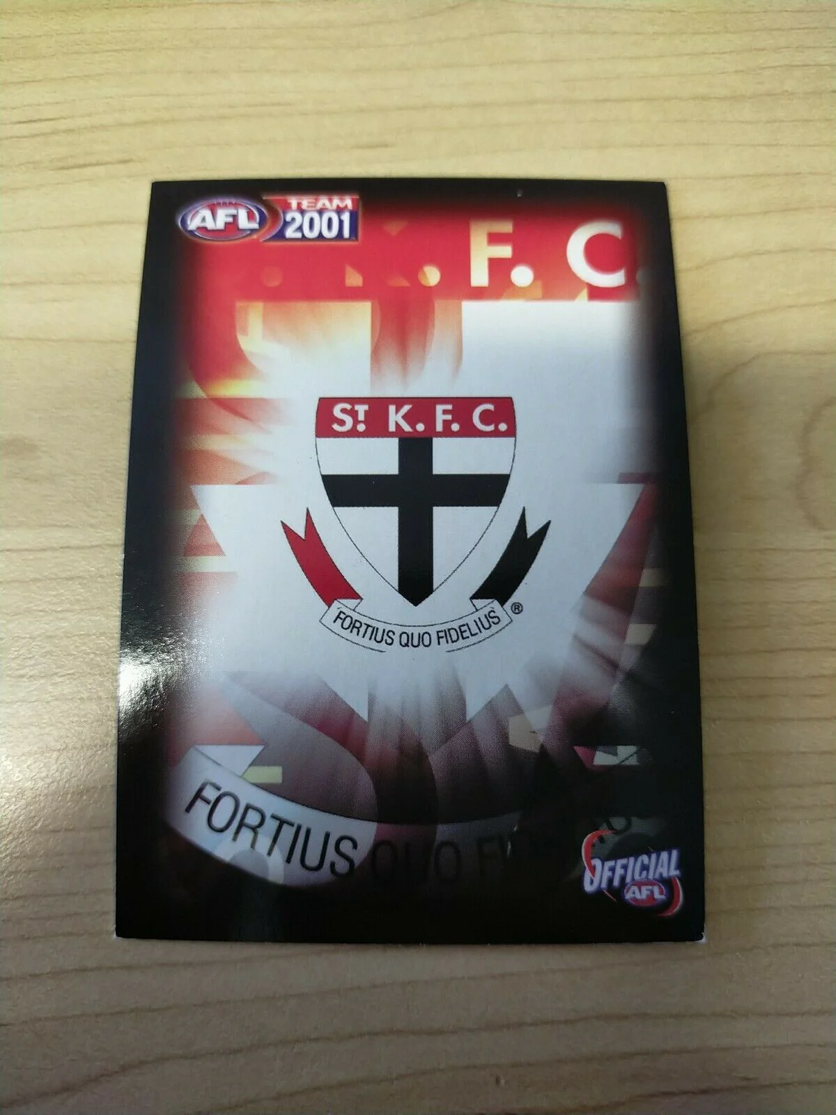 2001 Teamcoach Gold Prize Card St Kilda 297 Peter Everitt - Image 2