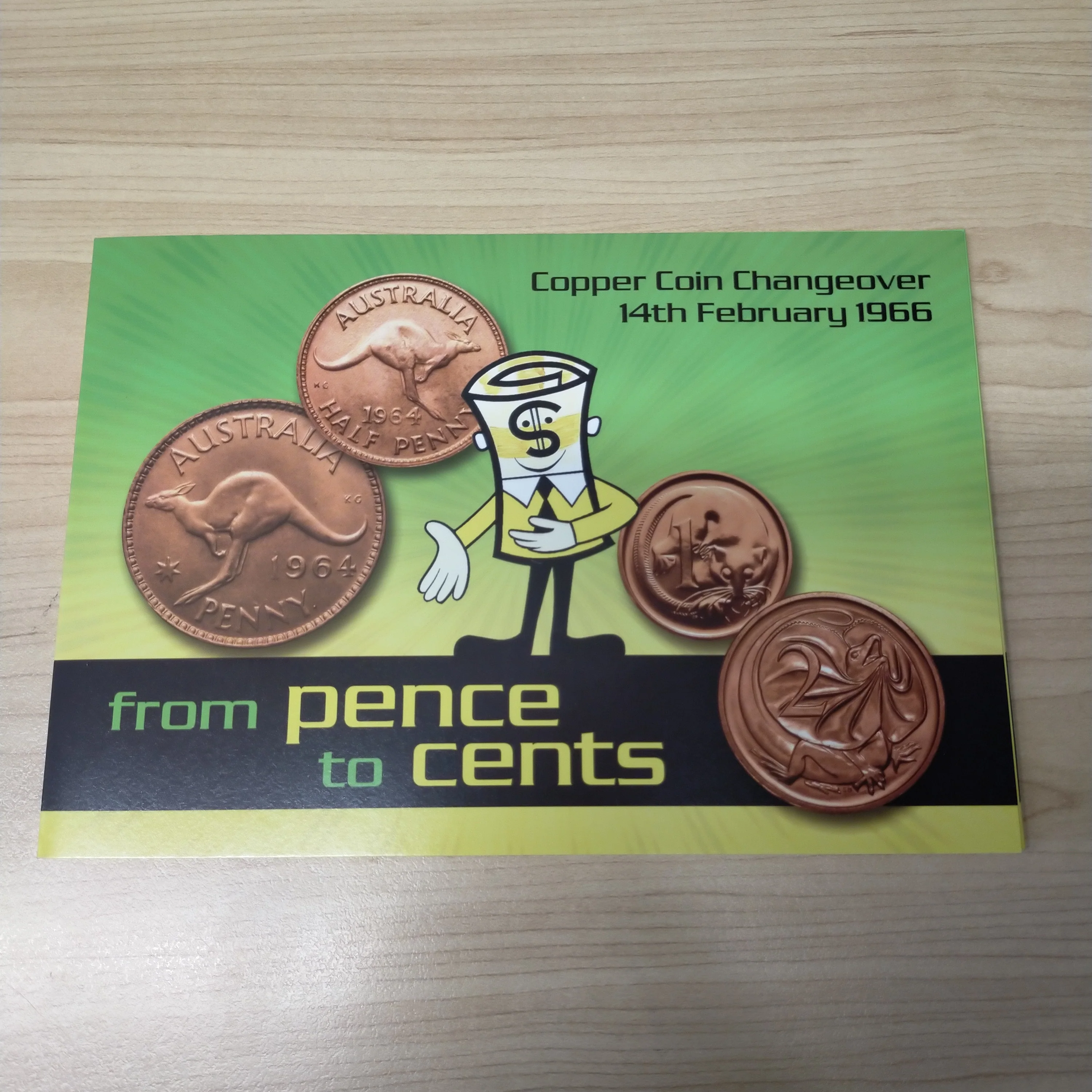 2006 Sherwood From Pence To Cents Copper Coin Changeover 4 Coin Set