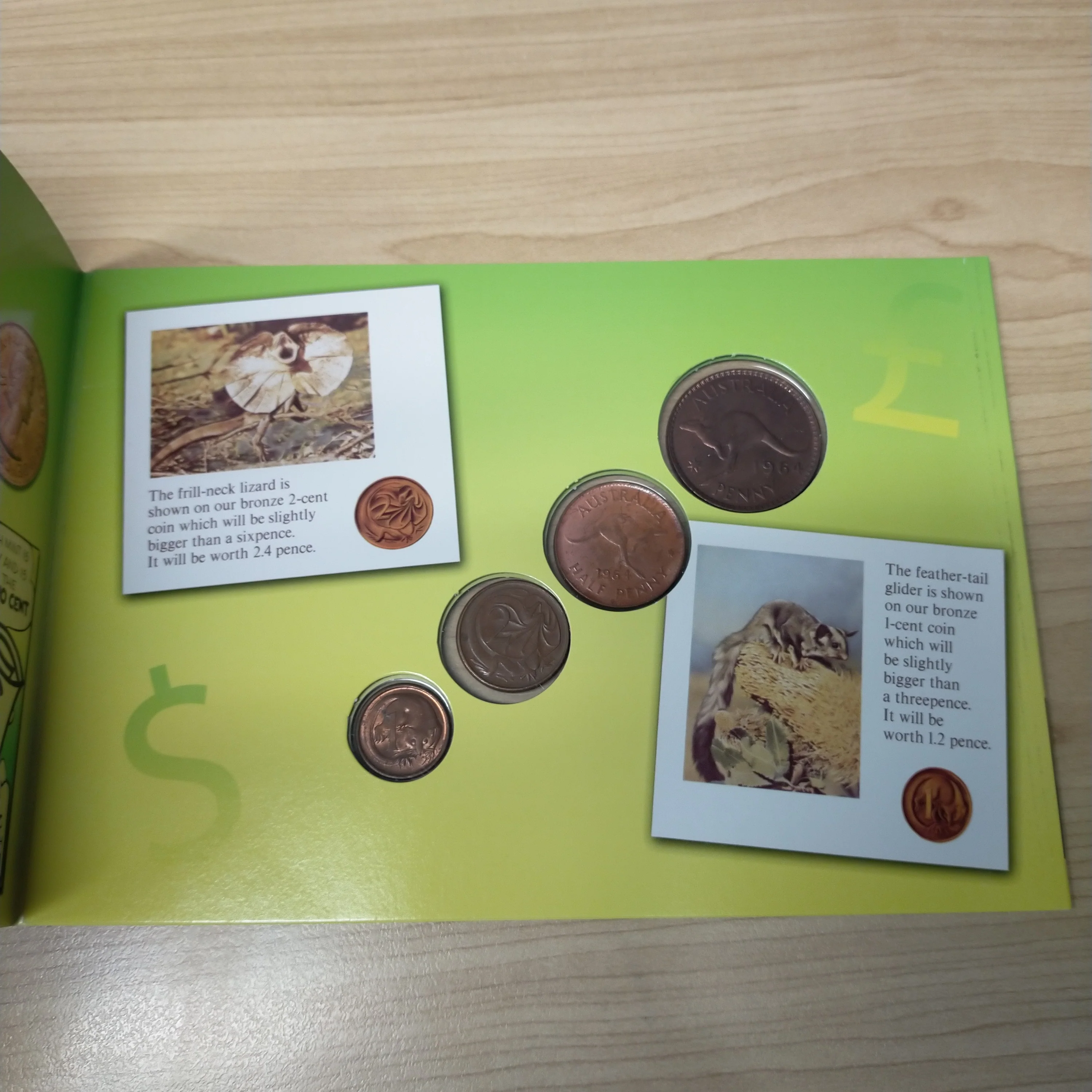 2006 Sherwood From Pence To Cents Copper Coin Changeover 4 Coin Set - Image 3