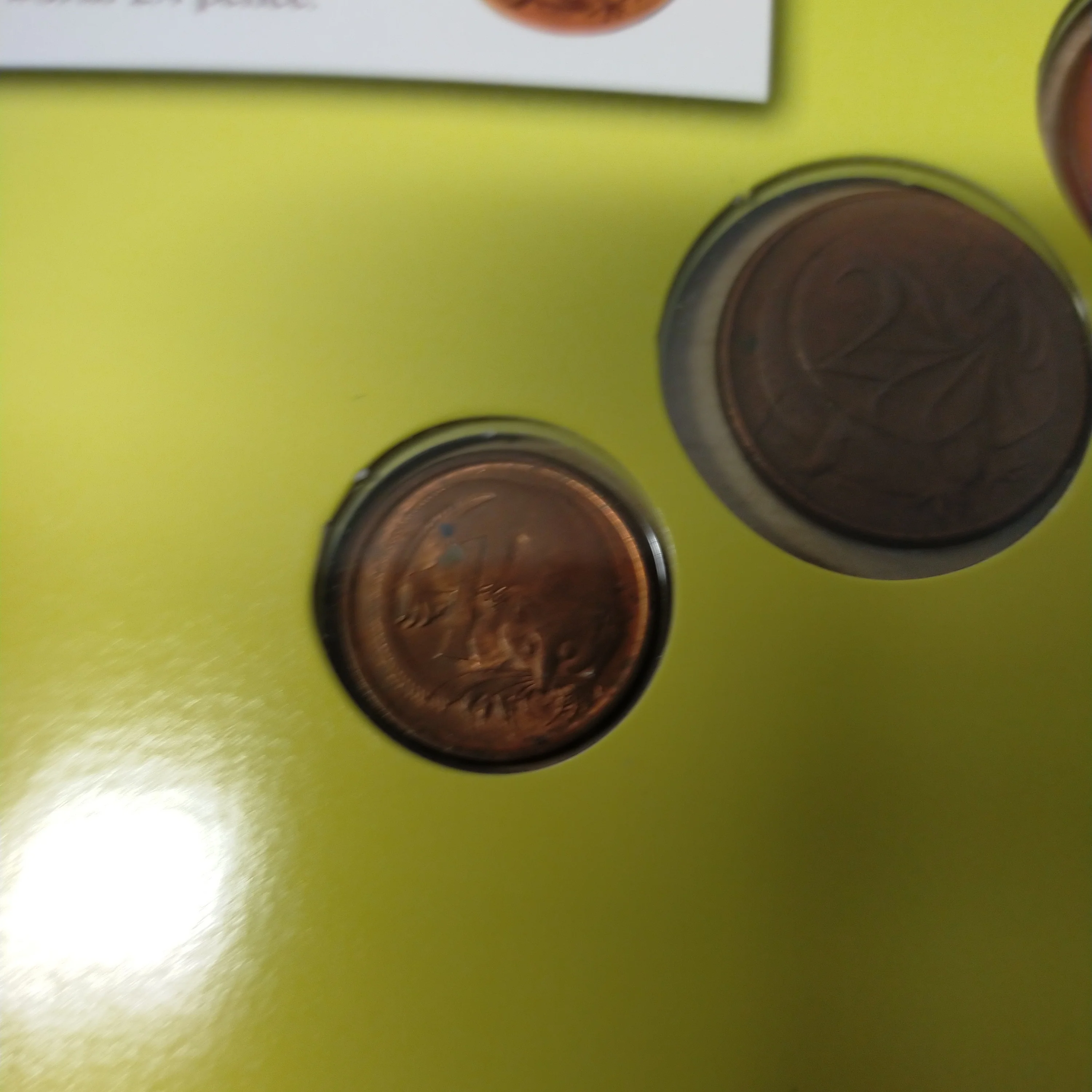 2006 Sherwood From Pence To Cents Copper Coin Changeover 4 Coin Set - Image 4