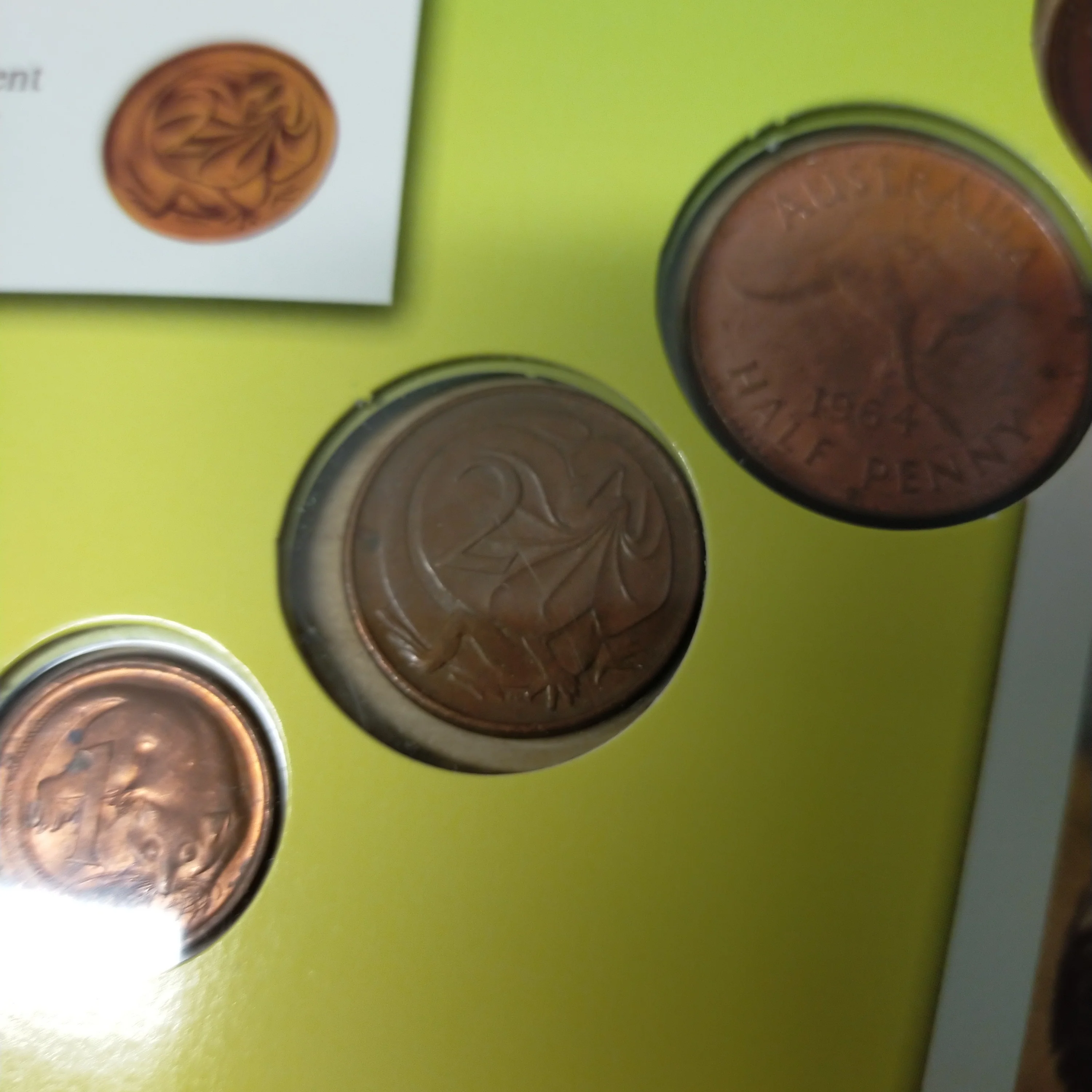 2006 Sherwood From Pence To Cents Copper Coin Changeover 4 Coin Set - Image 5