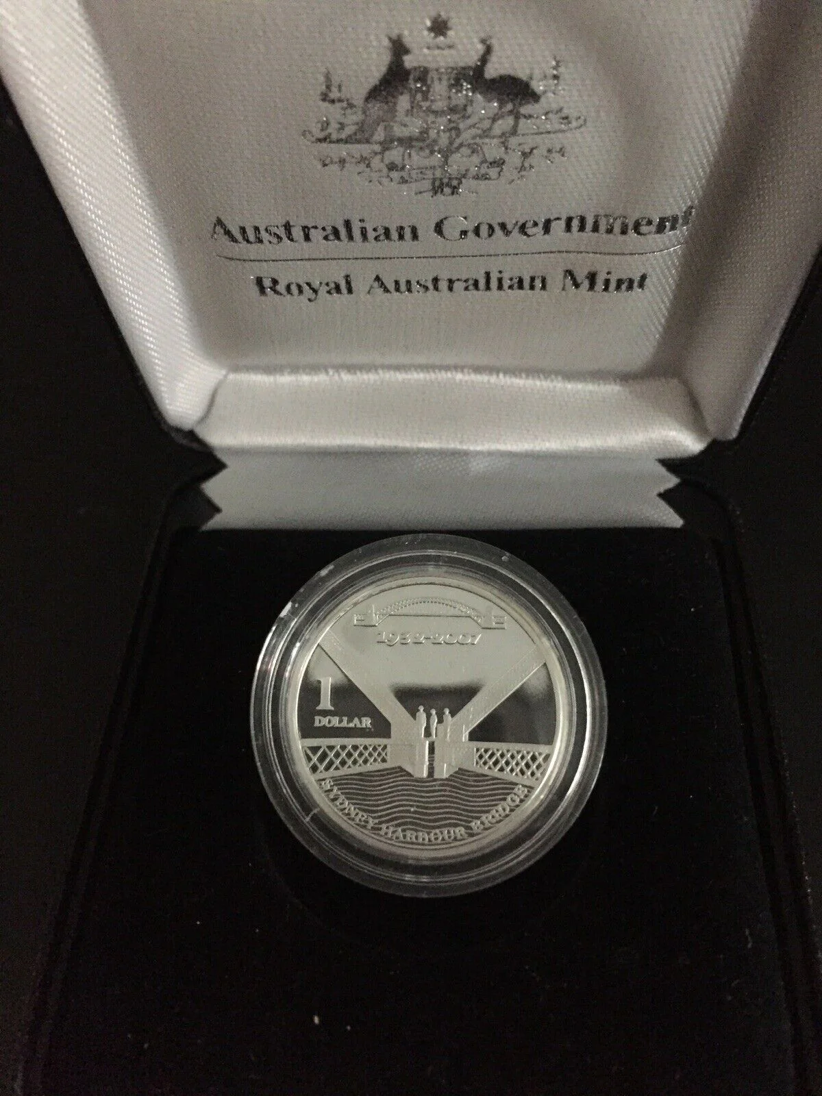 2007 Sydney Harbour Bridge $1 Silver Proof Coin