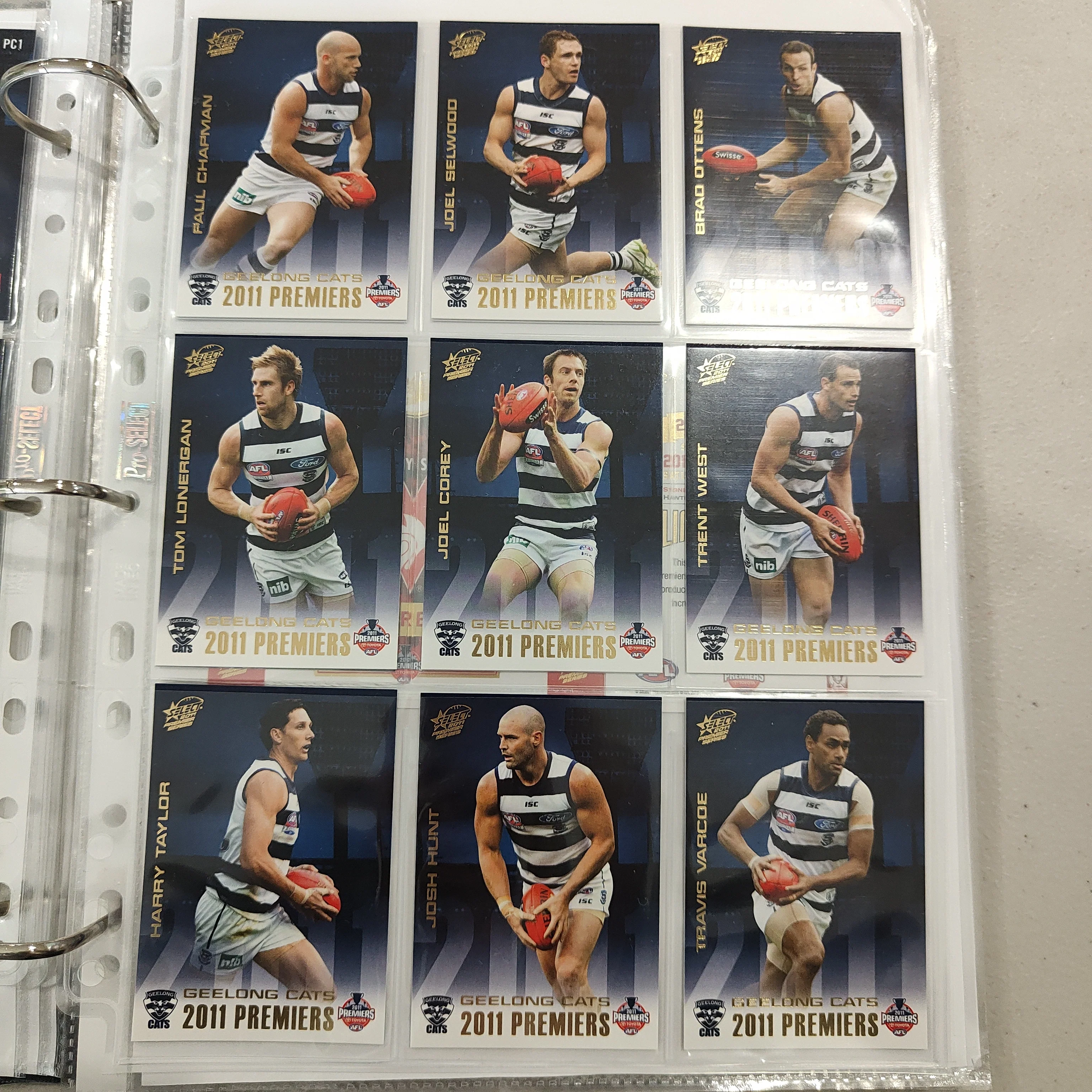 2011 Select Geelong Football Club Premiership Boxed Football Card Set - Image 2