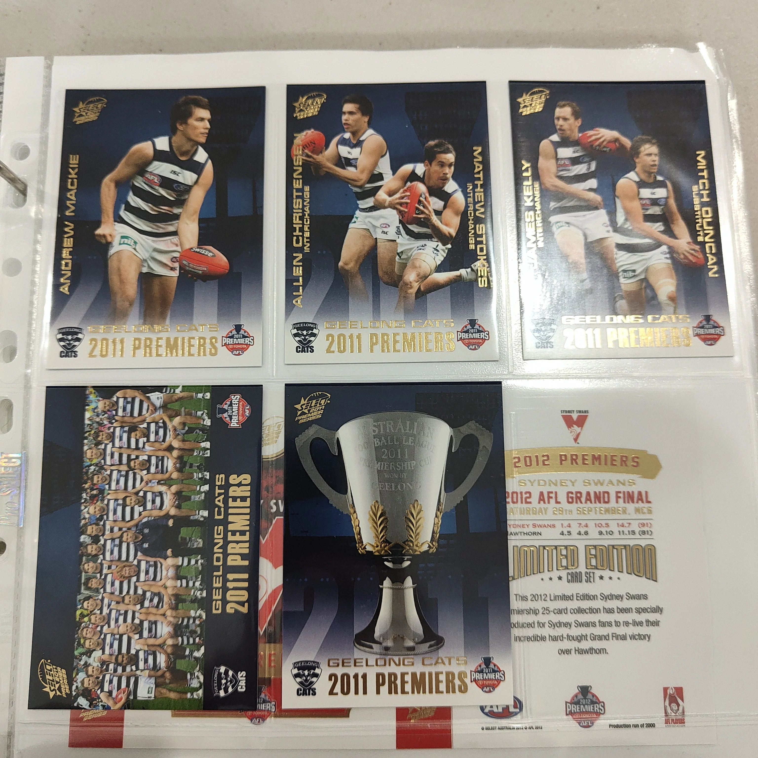 2011 Select Geelong Football Club Premiership Boxed Football Card Set - Image 3