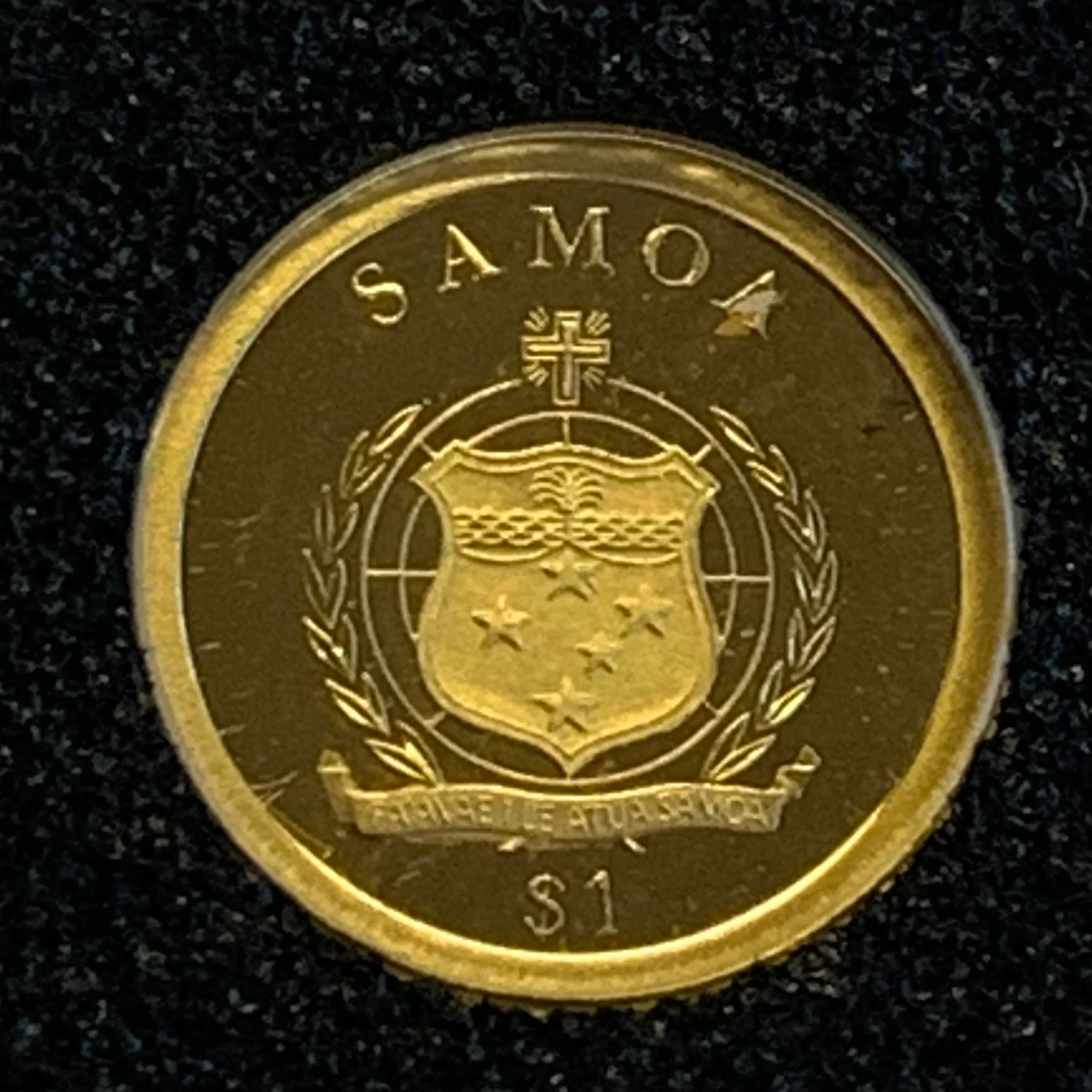 Samoa 2013 $1 Moon Landing 5 gram .585 Gold Coin - Image 2