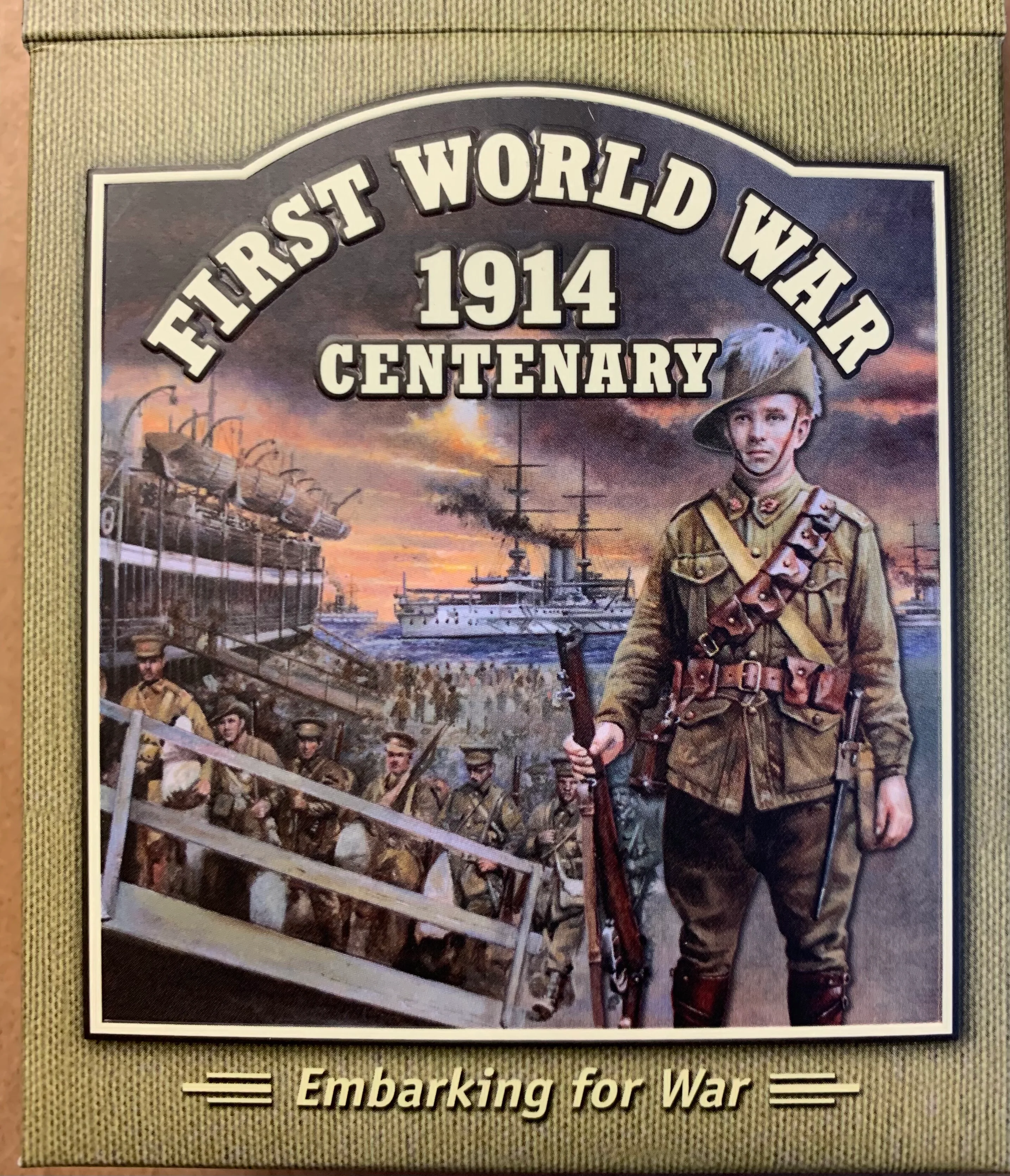 Solomon Islands 2014 $10 First World War series 1oz .925 Silver Coin Box Cert