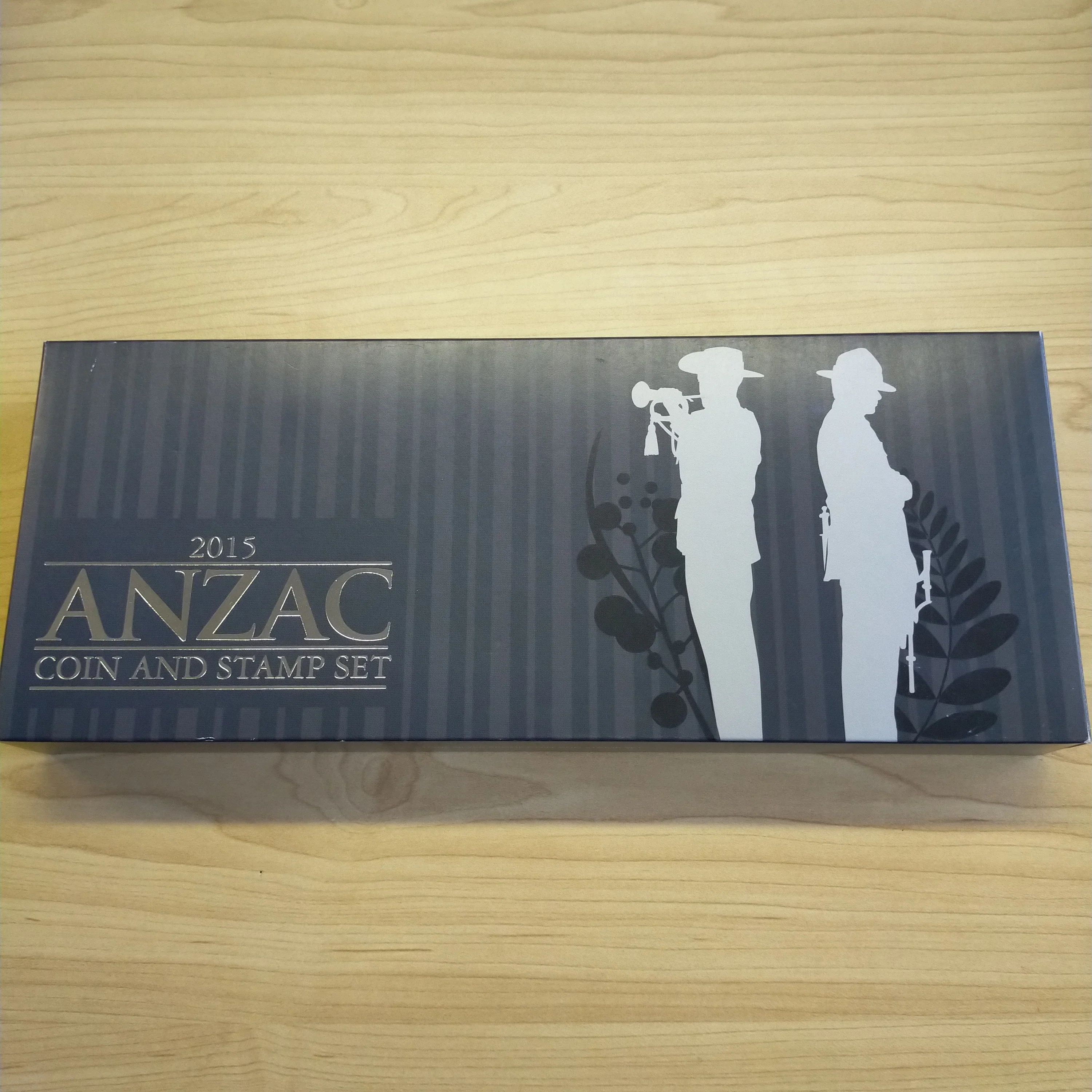 Australia New Zealand 2015 Perth Mint Reserve Bank of New Zealand ANZAC 1oz .999 Silver Proof Coins and Proof Stamps Set - Image 4