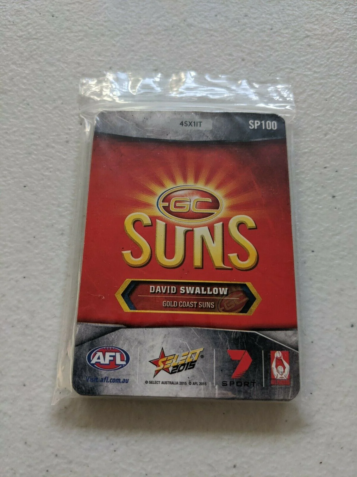 2015 Select Champions Trading Card Silver Foil Parallel Team Set Gold Coast - Image 2