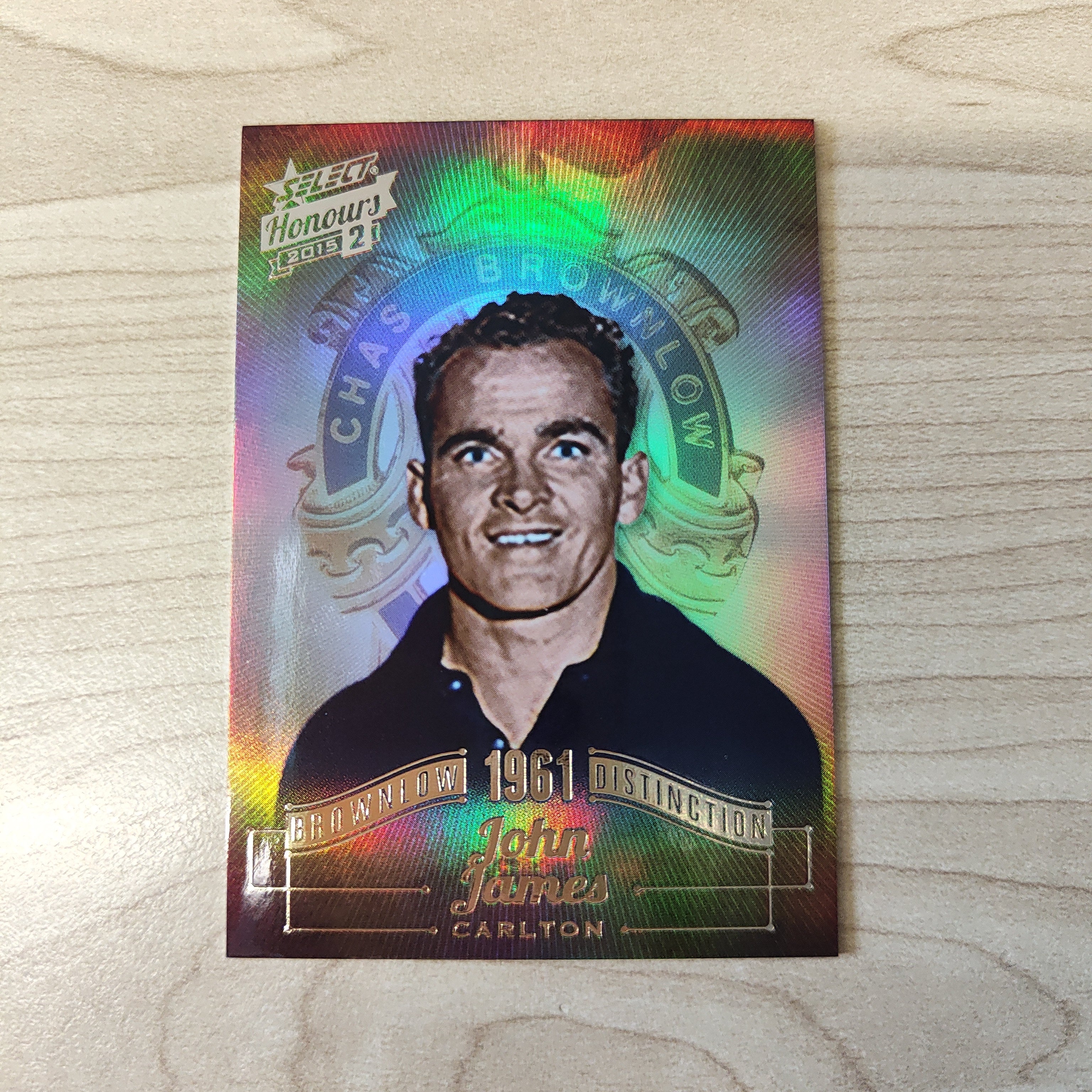 2015 Select Honours 2 Brownlow Distinction 1961 John James Carlton