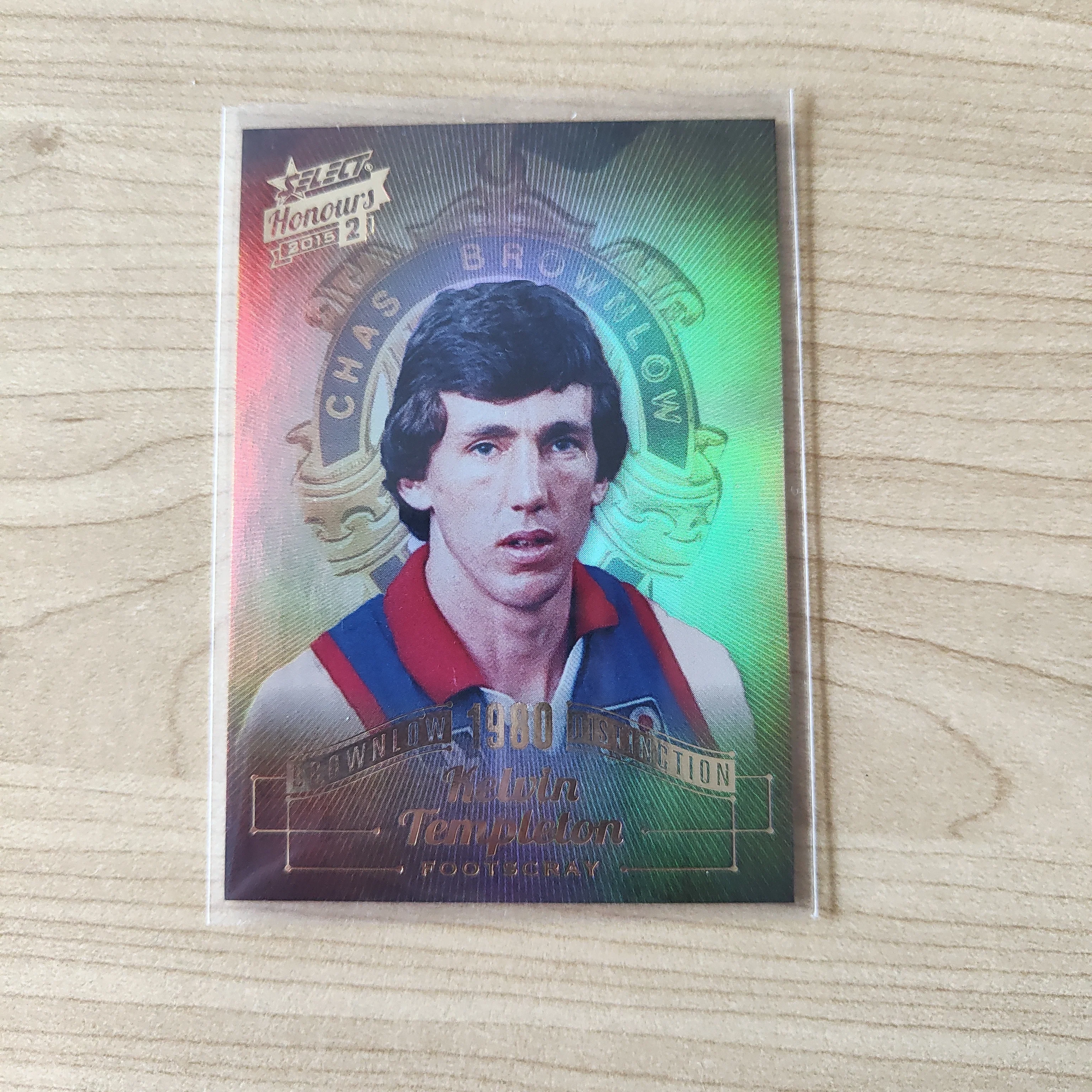 2015 Select Honours 2 Brownlow Kelvin Templeton Footscray Western Bulldogs No.009/200