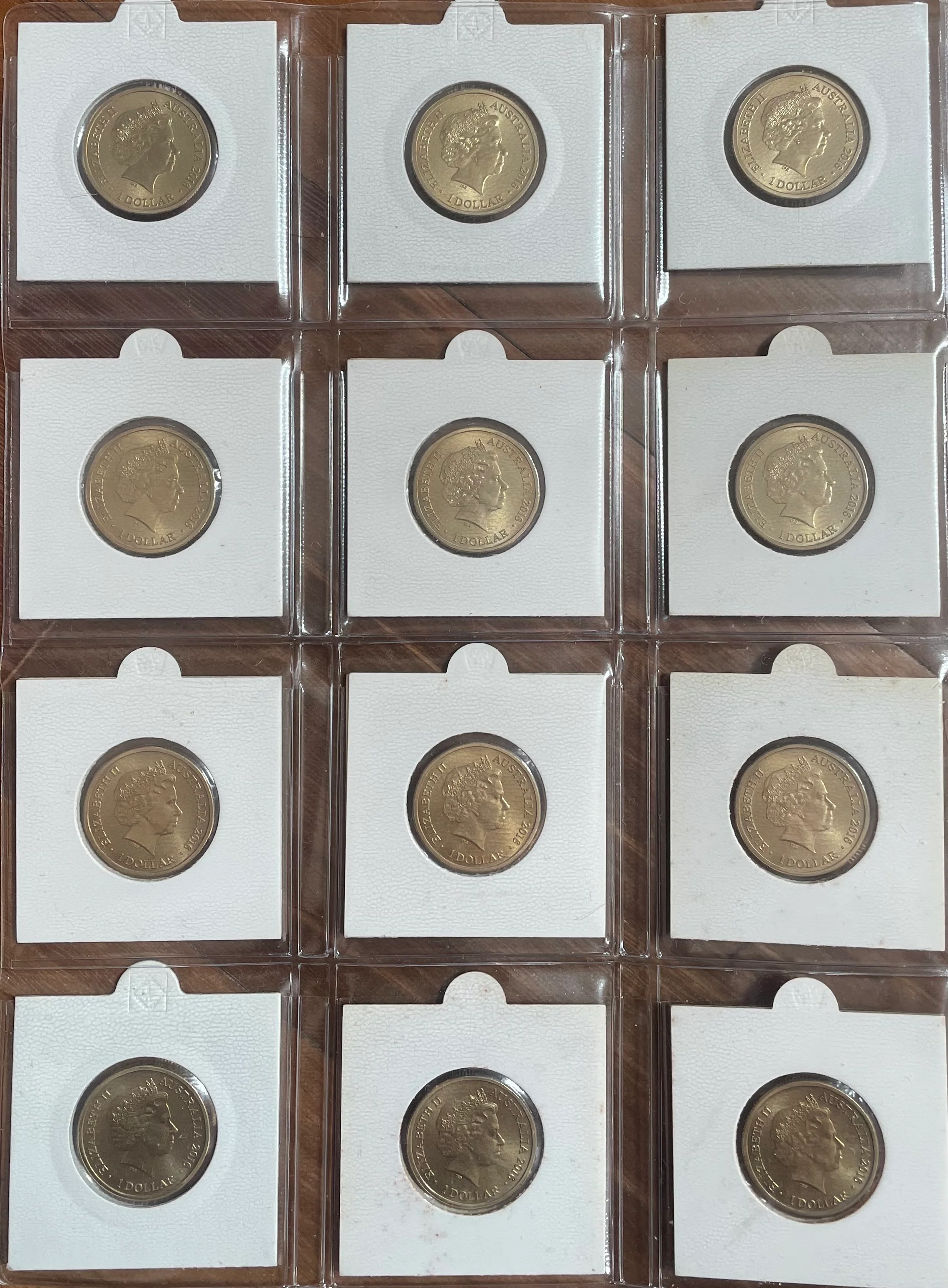 2016 Aussie Alphabet Coloured $1 coin Collection of 26 A to Z coins - Image 3
