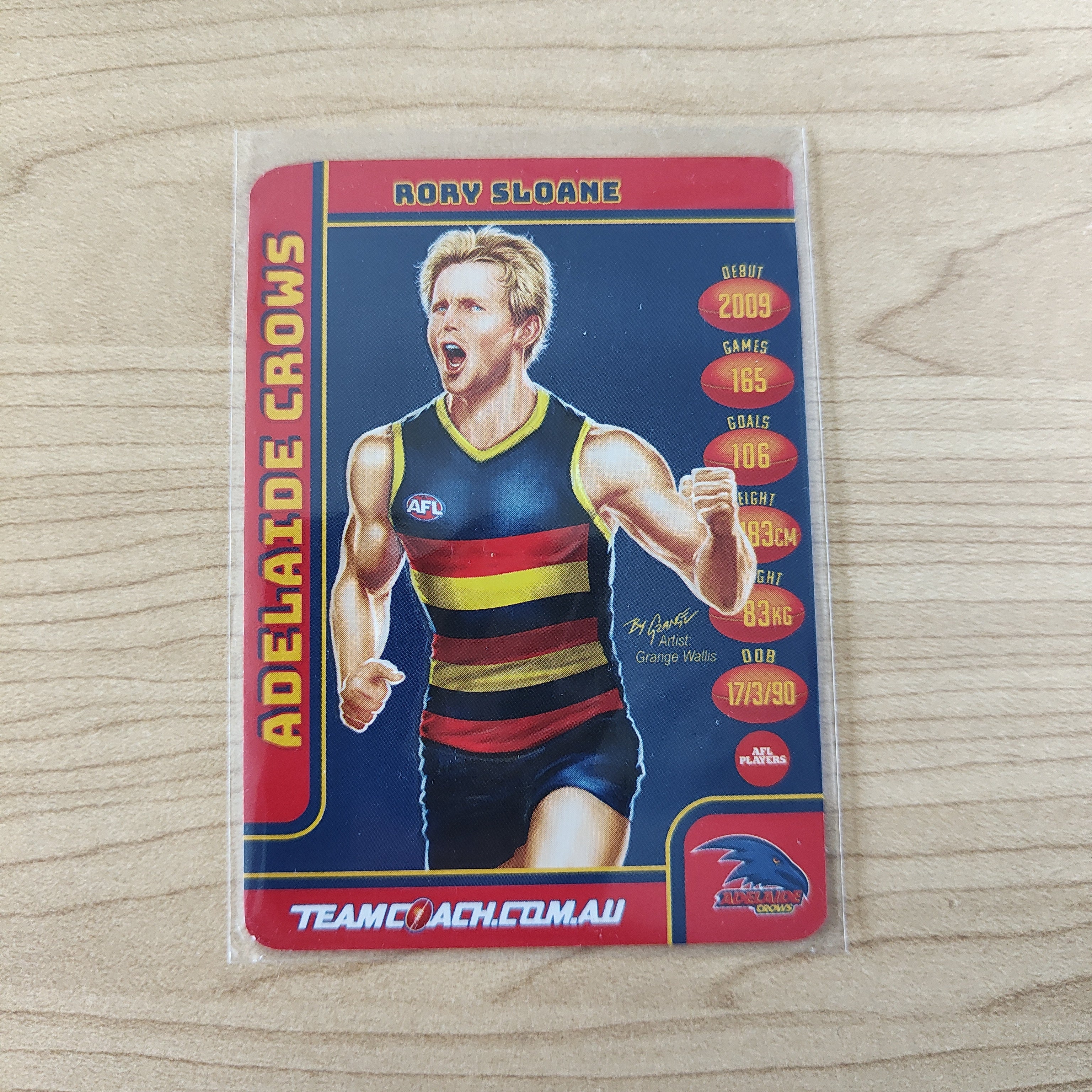 2018 Teamcoach Star Wildcard Rory Sloane Adelaide SW-01 - Image 2
