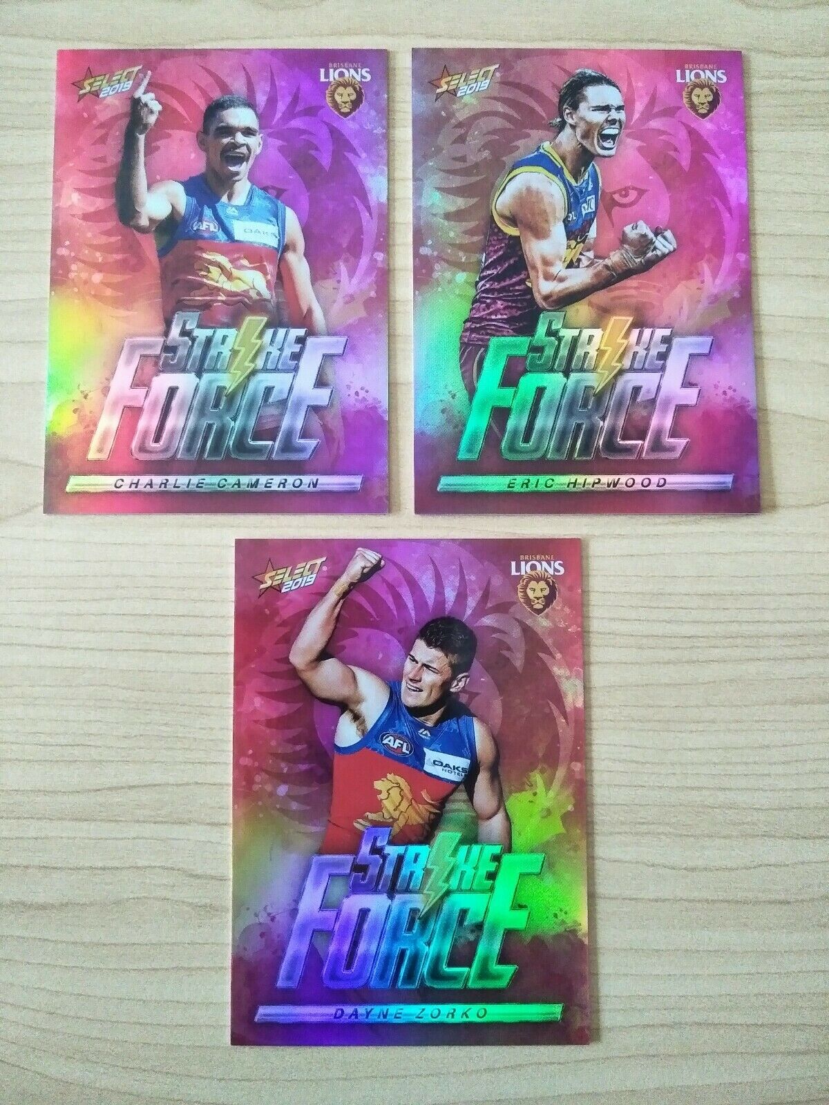 2019 AFL Select Footy Stars Brisbane Lions Inserts x14 - Image 5