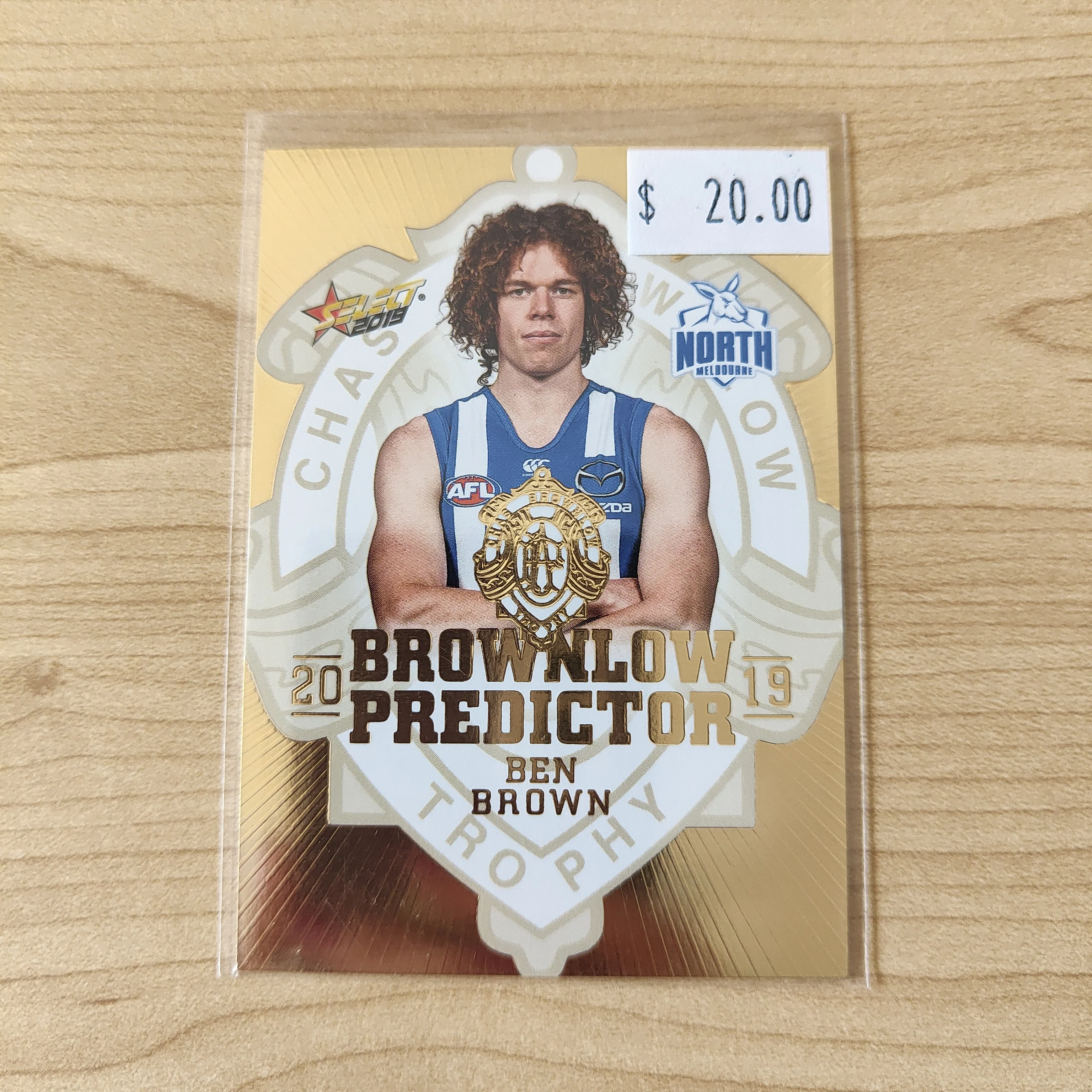 2019 Select Gold Brownlow Predictor Ben Brown North Melbourne