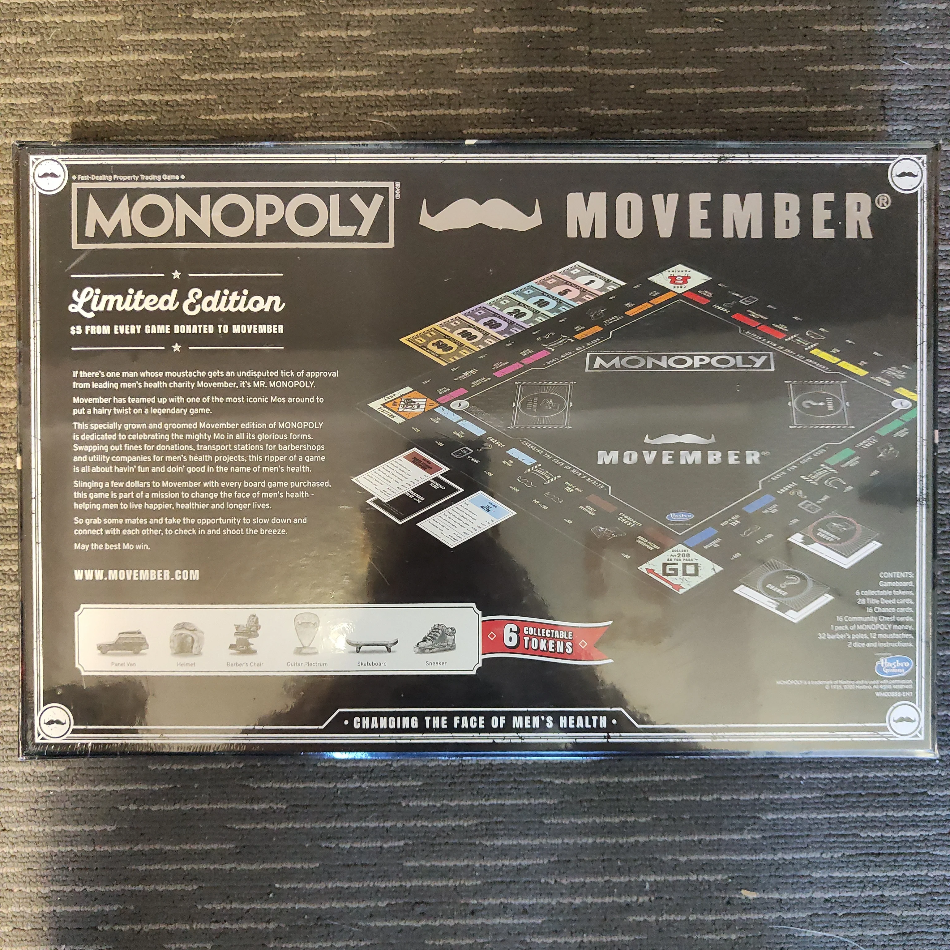2020 Hasbro Monopoly Movember Limited Edition Set Sealed In Box - Image 2