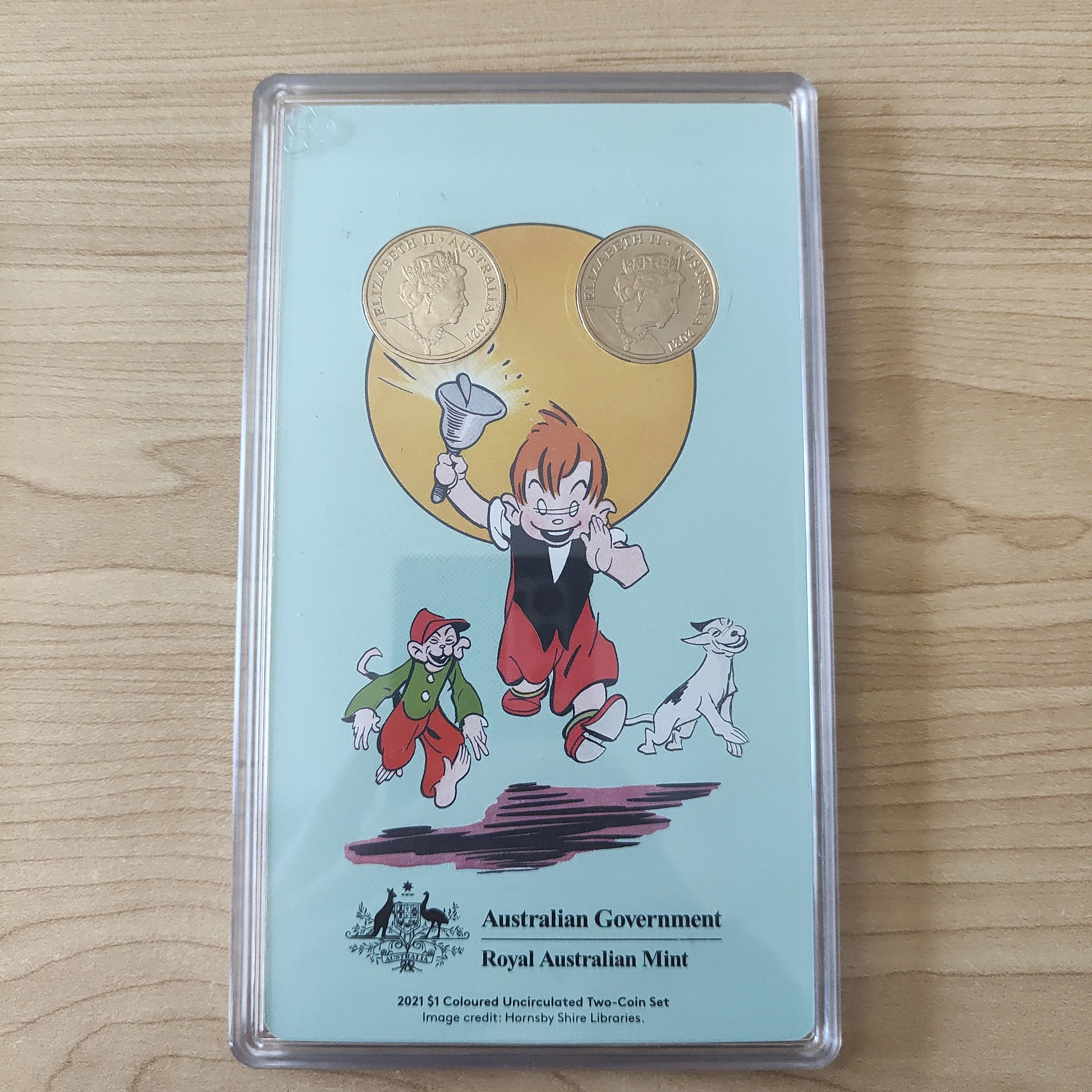 2021 RAM $1 Ginger Meggs 100 Years Coloured $1 Uncirculated Set - Image 3