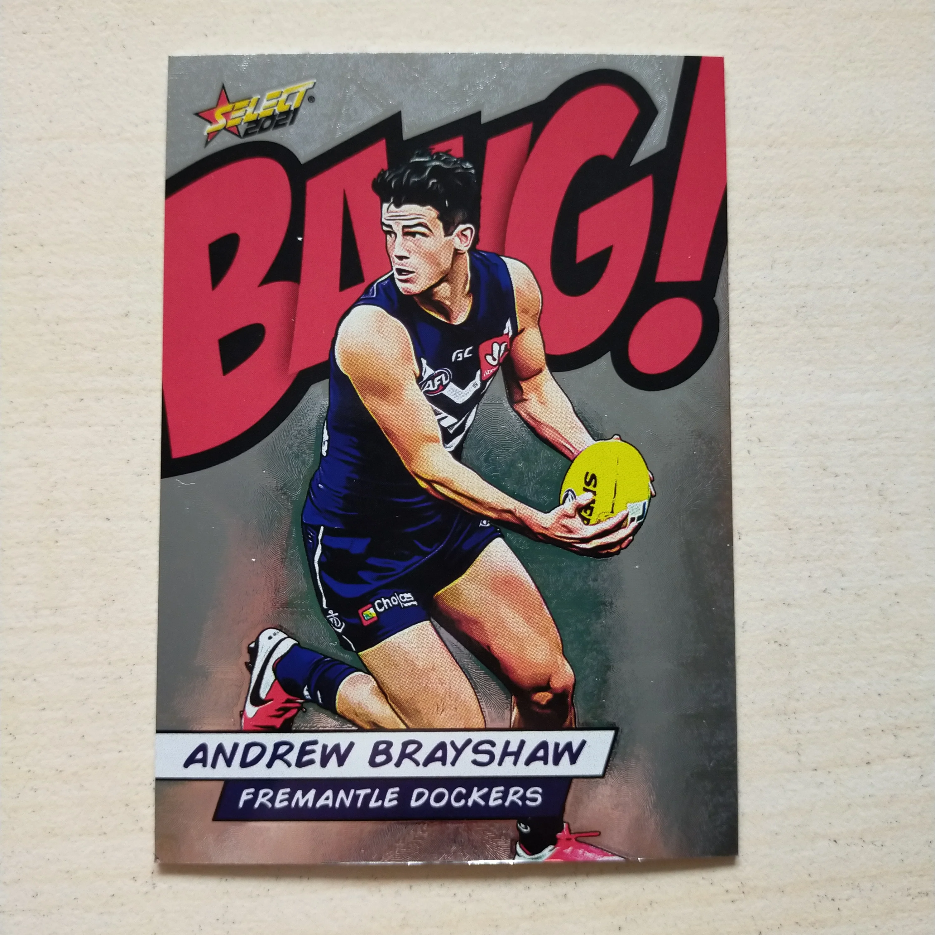 2021 Select Footy Stars Bang Card Andrew Brayshaw Fremantle No.070/210