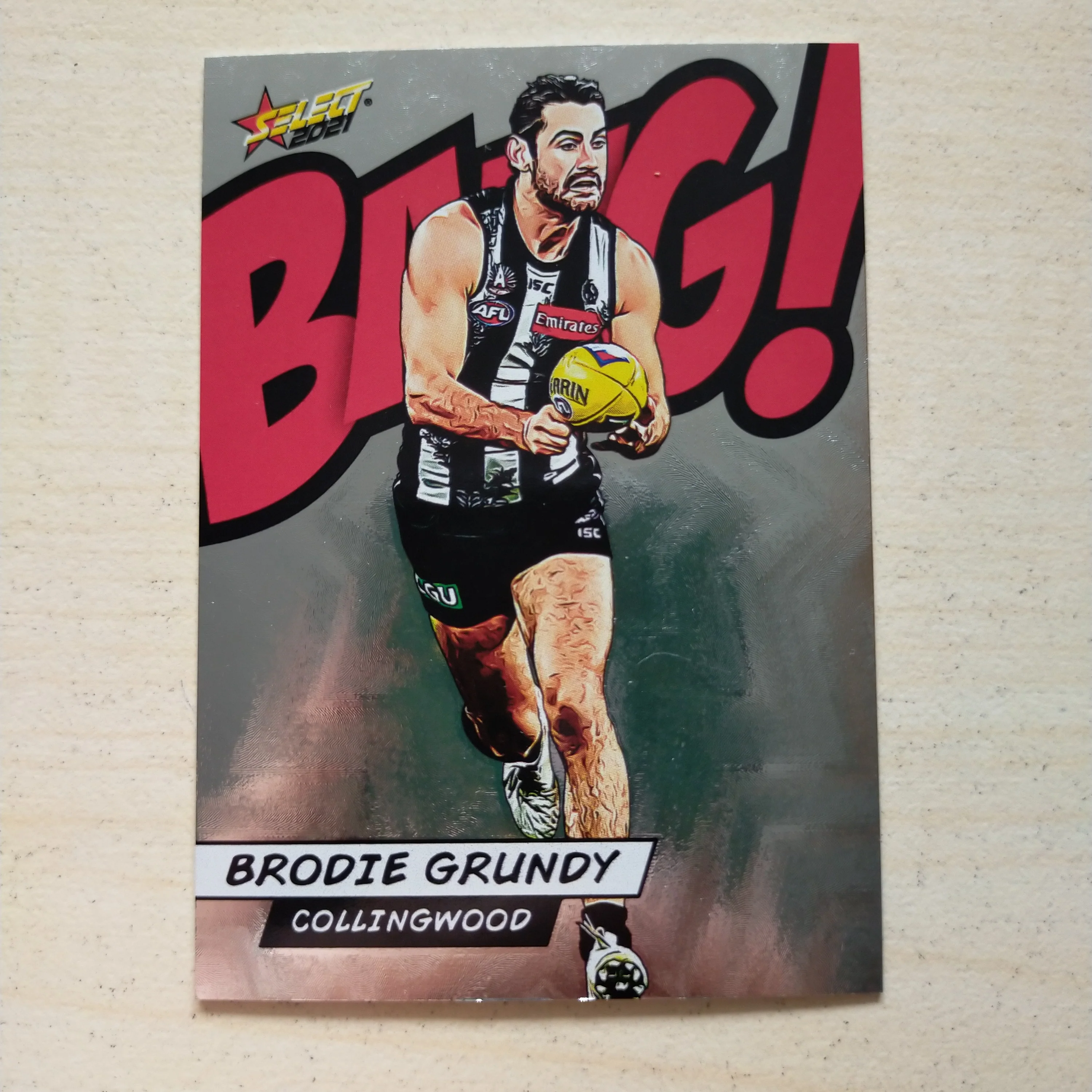 2021 Select Footy Stars Bang Card Brodie Grundy Collingwood No.175/210