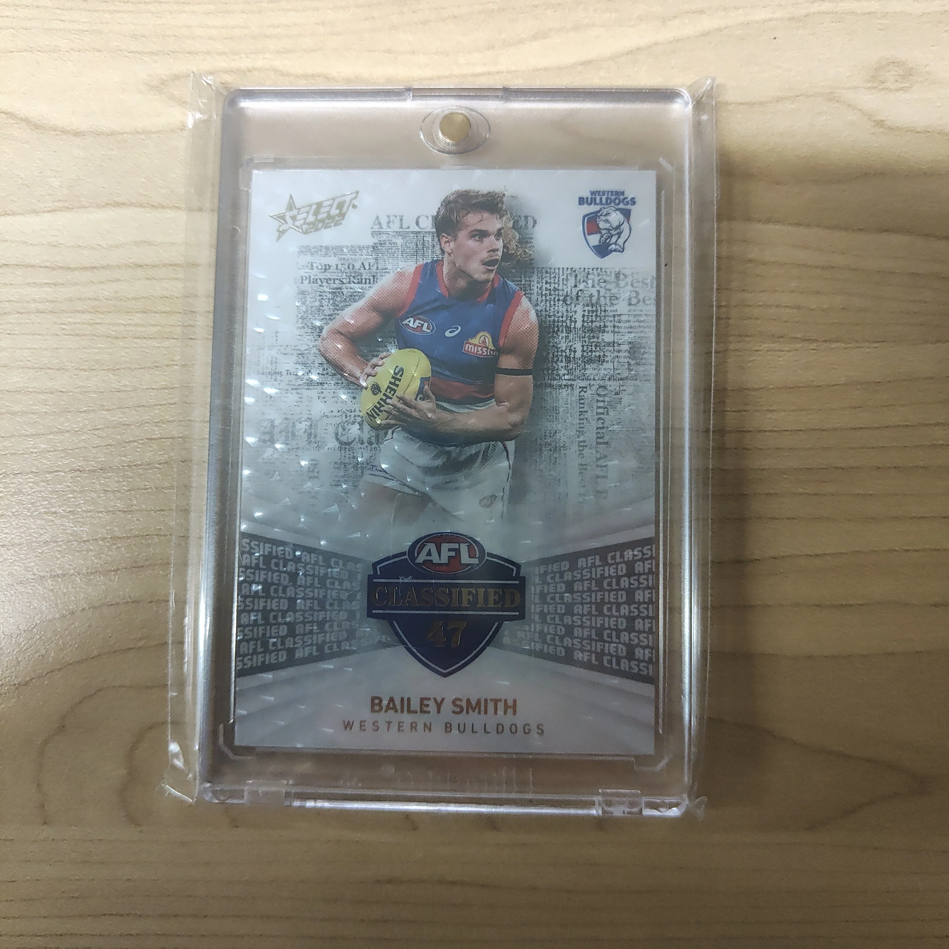 2022 AFL Footy Stars Classified 47 Bailey Smith Western Bulldogs LOW NUMBER 001/270