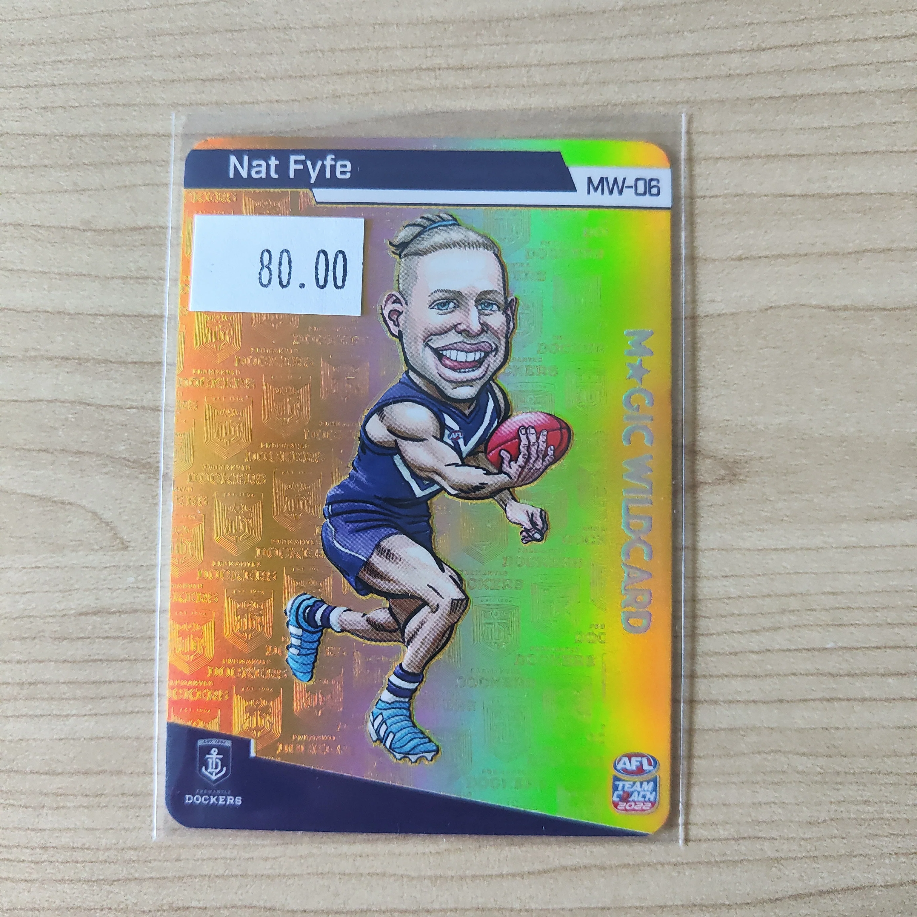 2022 Teamcoach Gold Star Wildcard Nat Fyfe Fremantle SW-06
