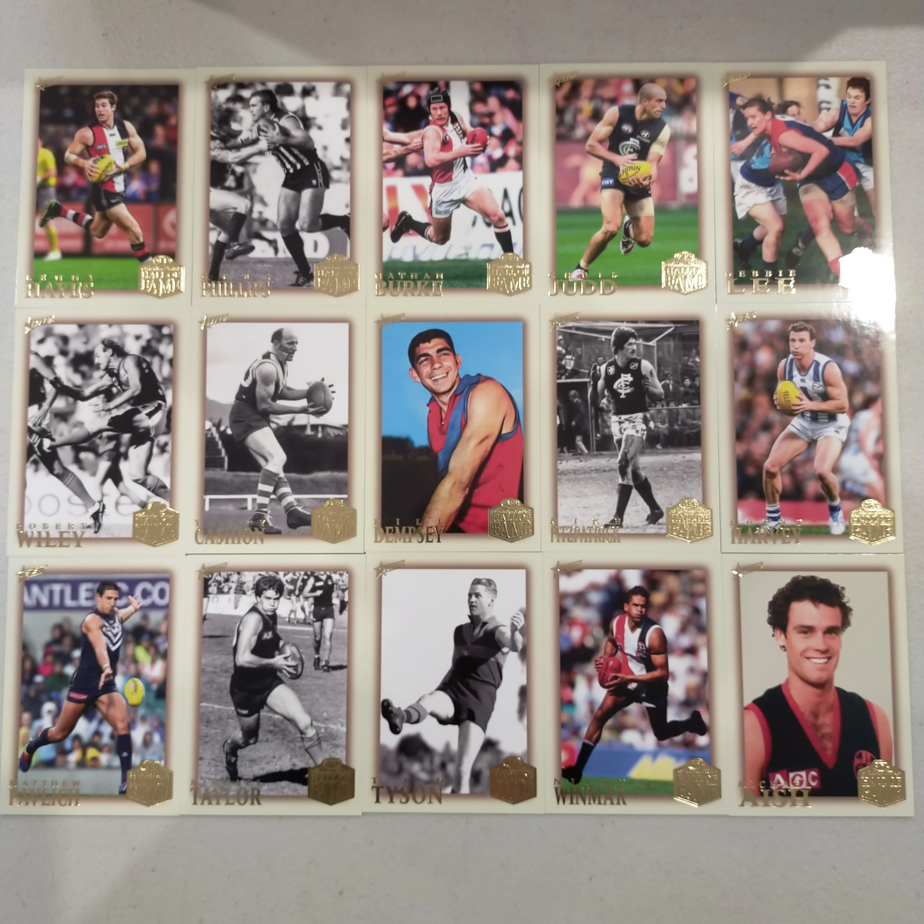 2023 AFL Select Legacy Hall of Fame Series 6 Set of 36 Cards - Image 4