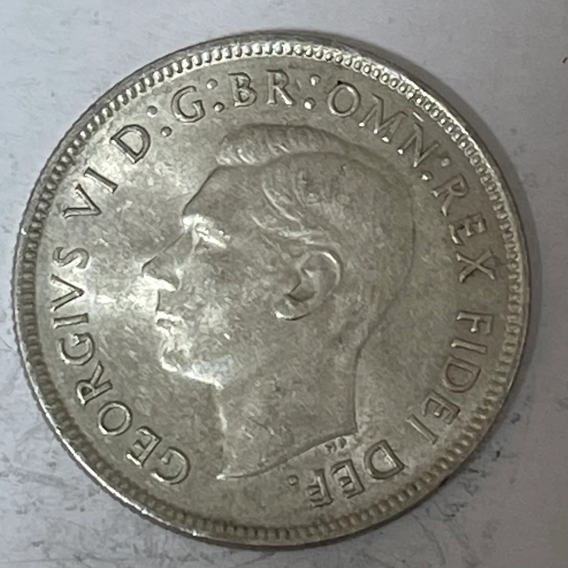 Australia 1951 2/- Florin Silver Coin about Uncirculated - Image 2
