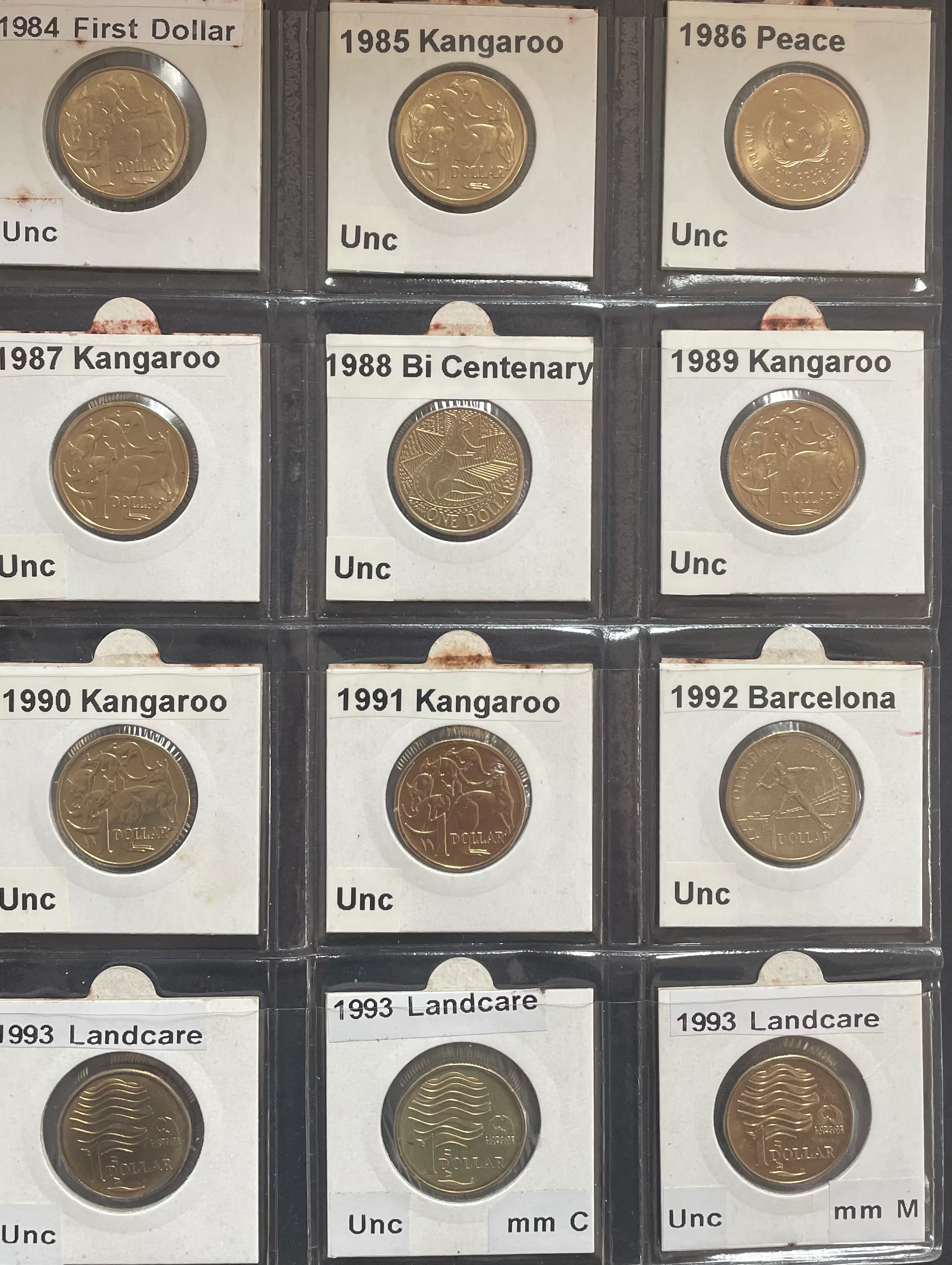 Australia 1984 to 2013 $1 One Dollar Uncirculated Collection 229 Coins