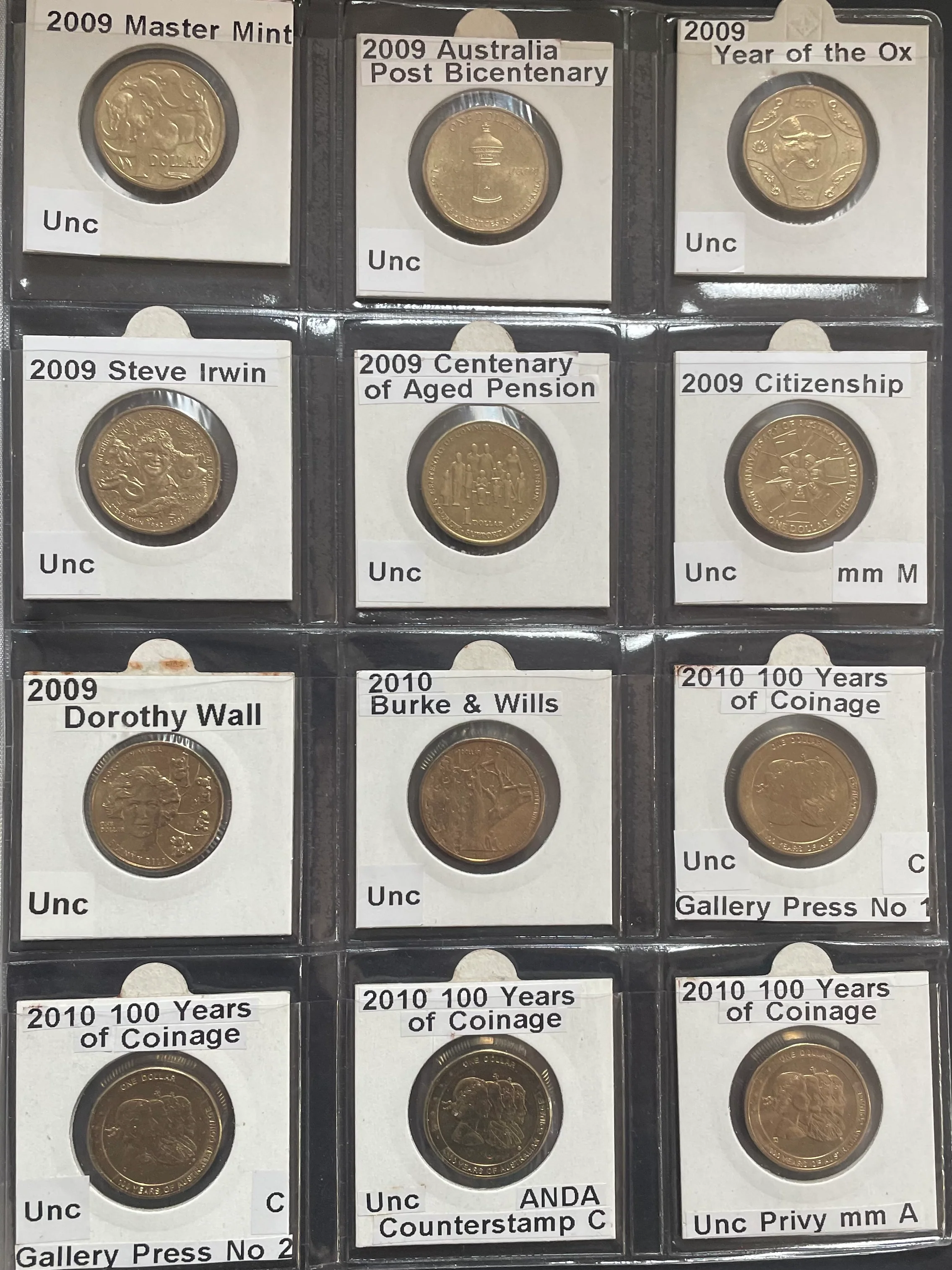 Australia 1984 to 2013 $1 One Dollar Uncirculated Collection 229 Coins - Image 13