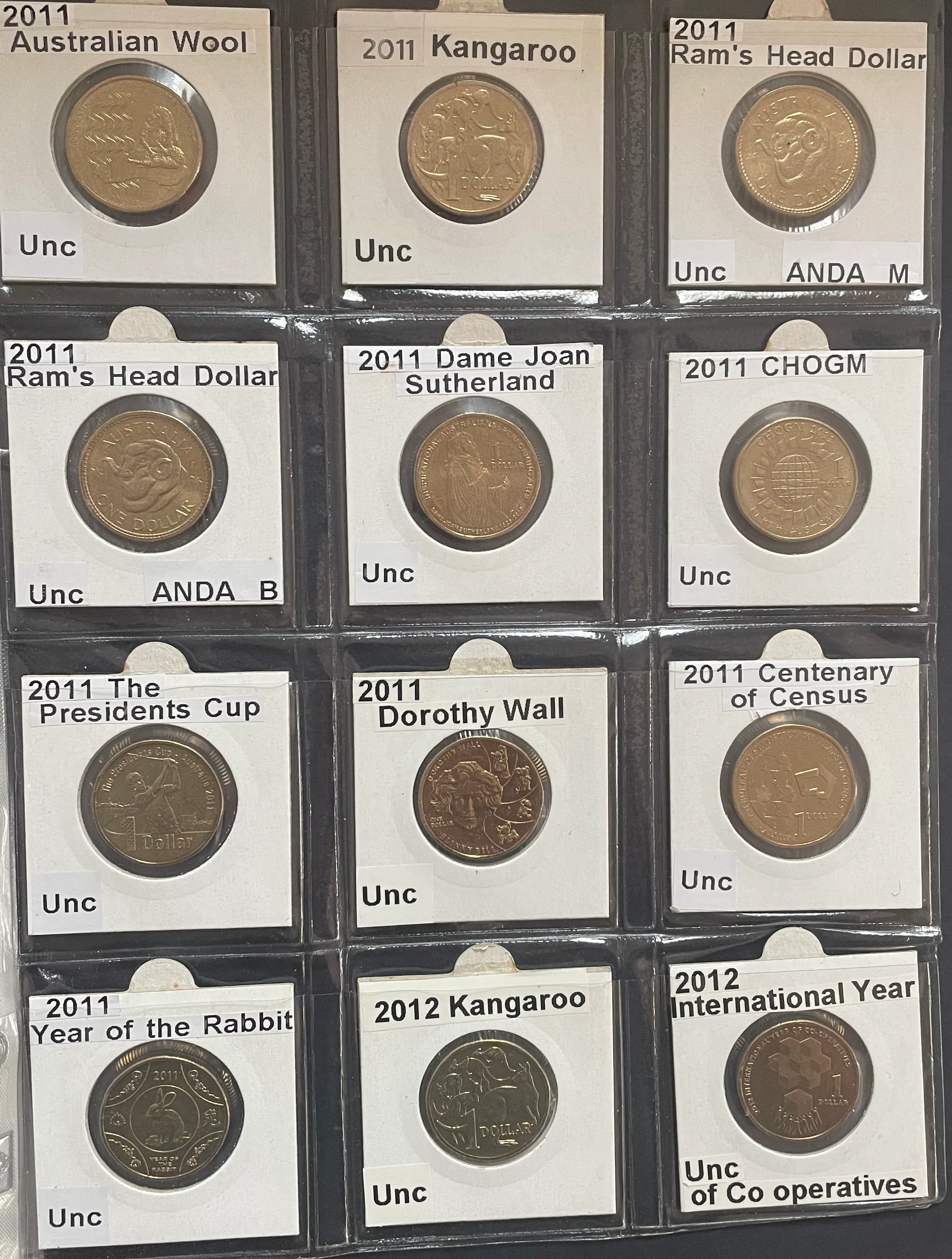 Australia 1984 to 2013 $1 One Dollar Uncirculated Collection 229 Coins - Image 15