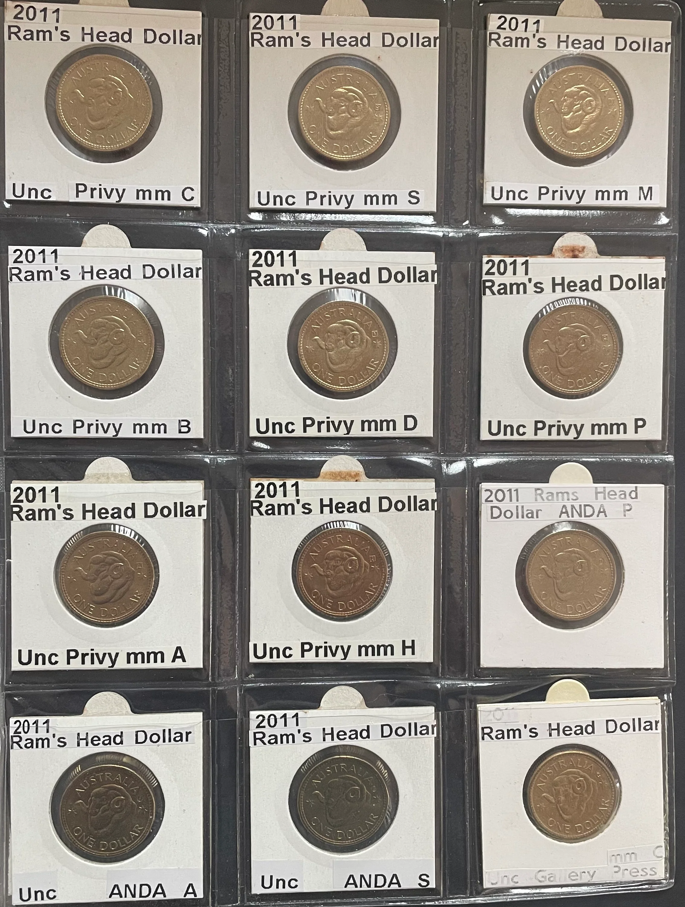 Australia 1984 to 2013 $1 One Dollar Uncirculated Collection 229 Coins - Image 17