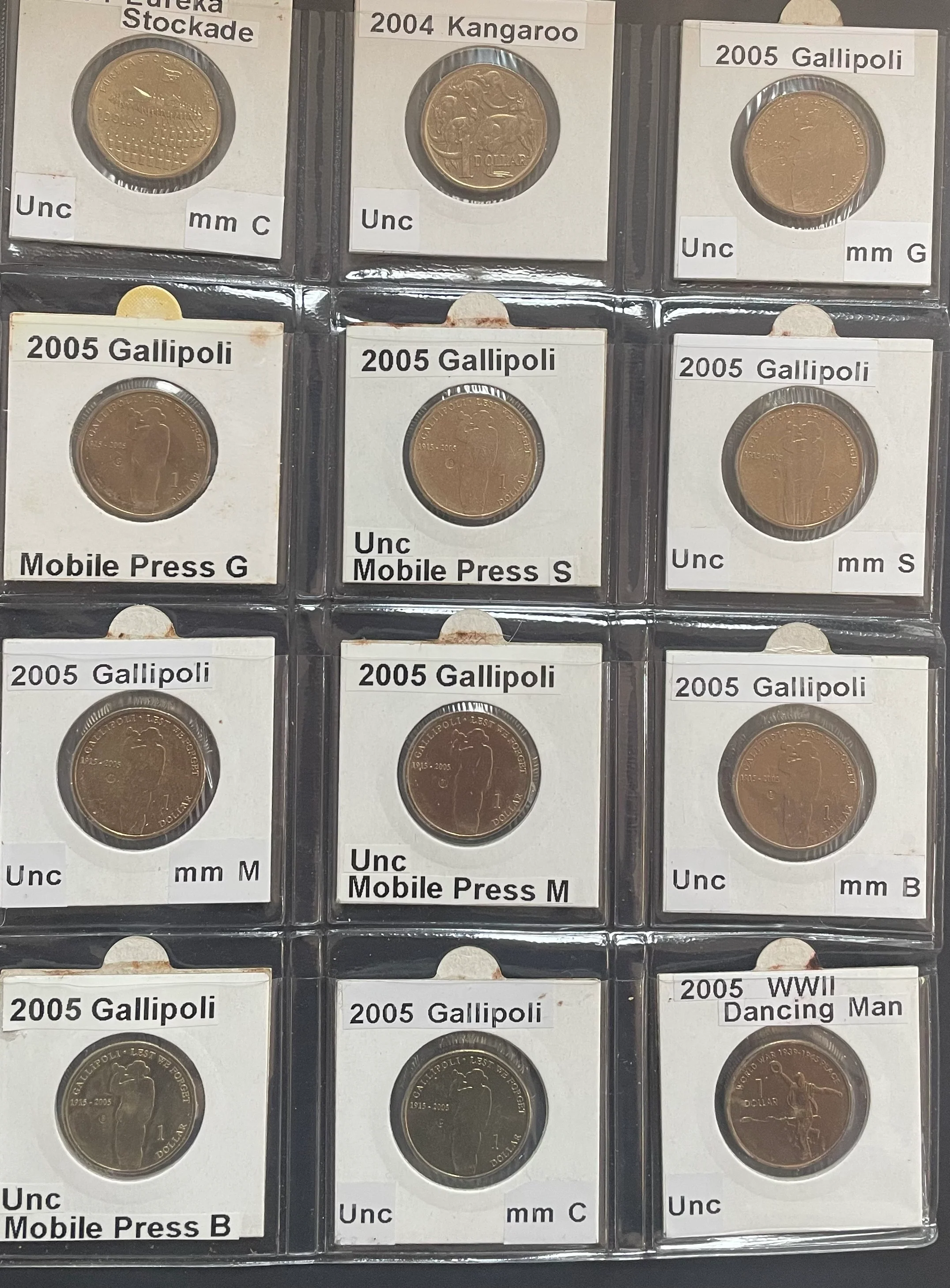 Australia 1984 to 2013 $1 One Dollar Uncirculated Collection 229 Coins - Image 6