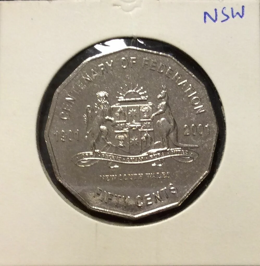 Australia 2001 50c NSW Uncirculated