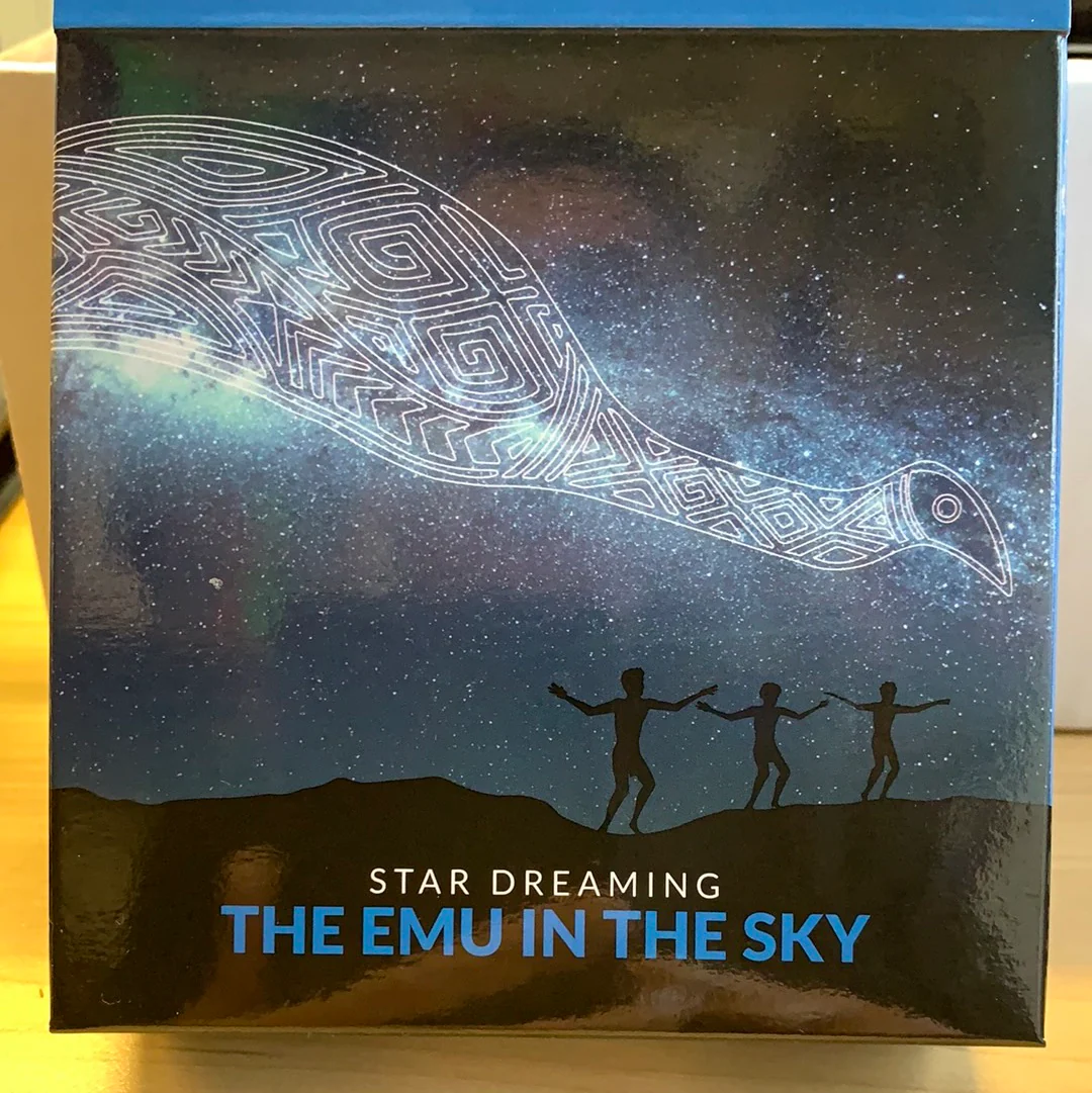 Australia 2020 Royal Australian Mint $1 Star Dreaming - The Emu in the Sky 1/2oz 999 Royal Australian Mint Silver Proof Coin in Box with Certificate - Image 2