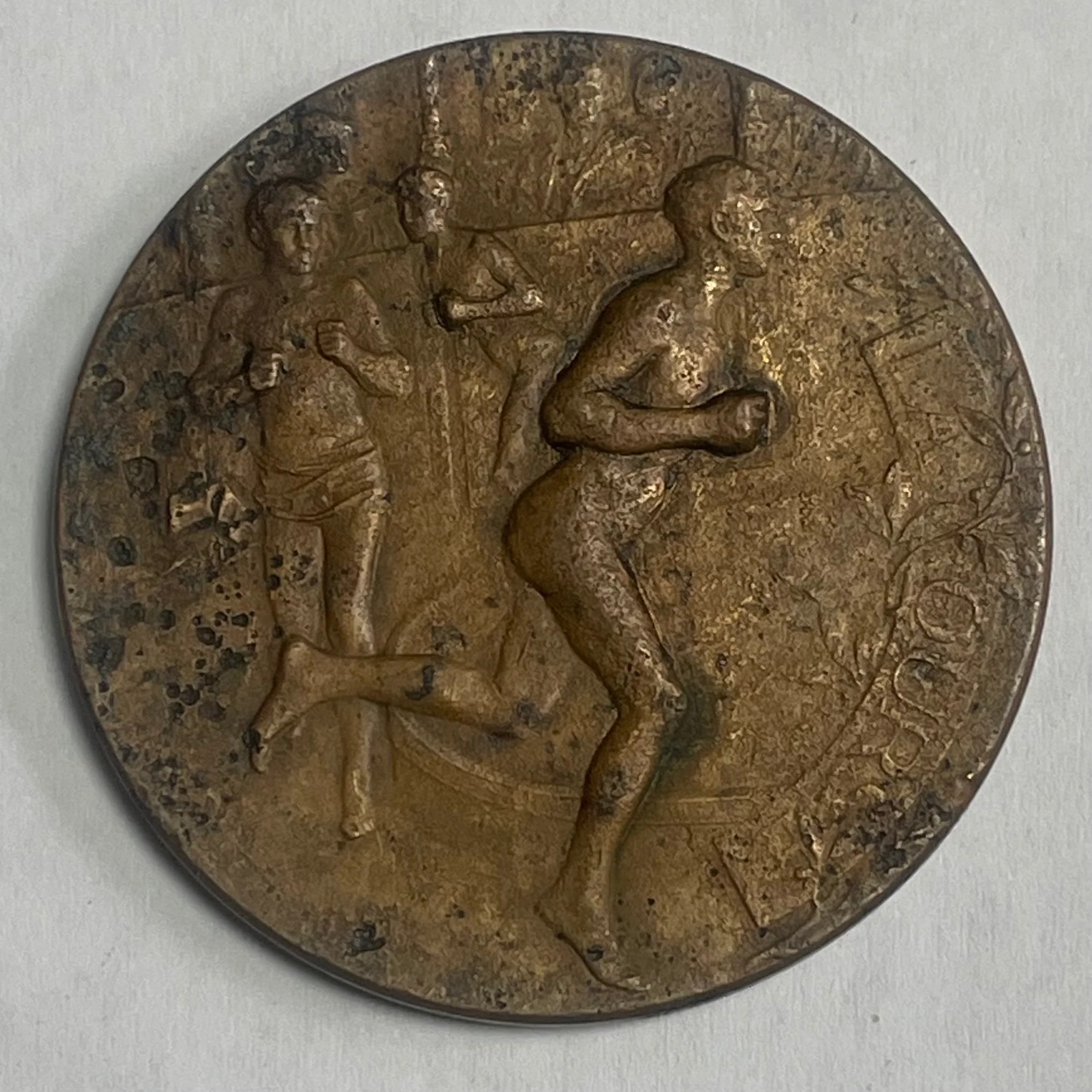 Egypt 1909 Helouan Athletic Sports Medallion - Image 2