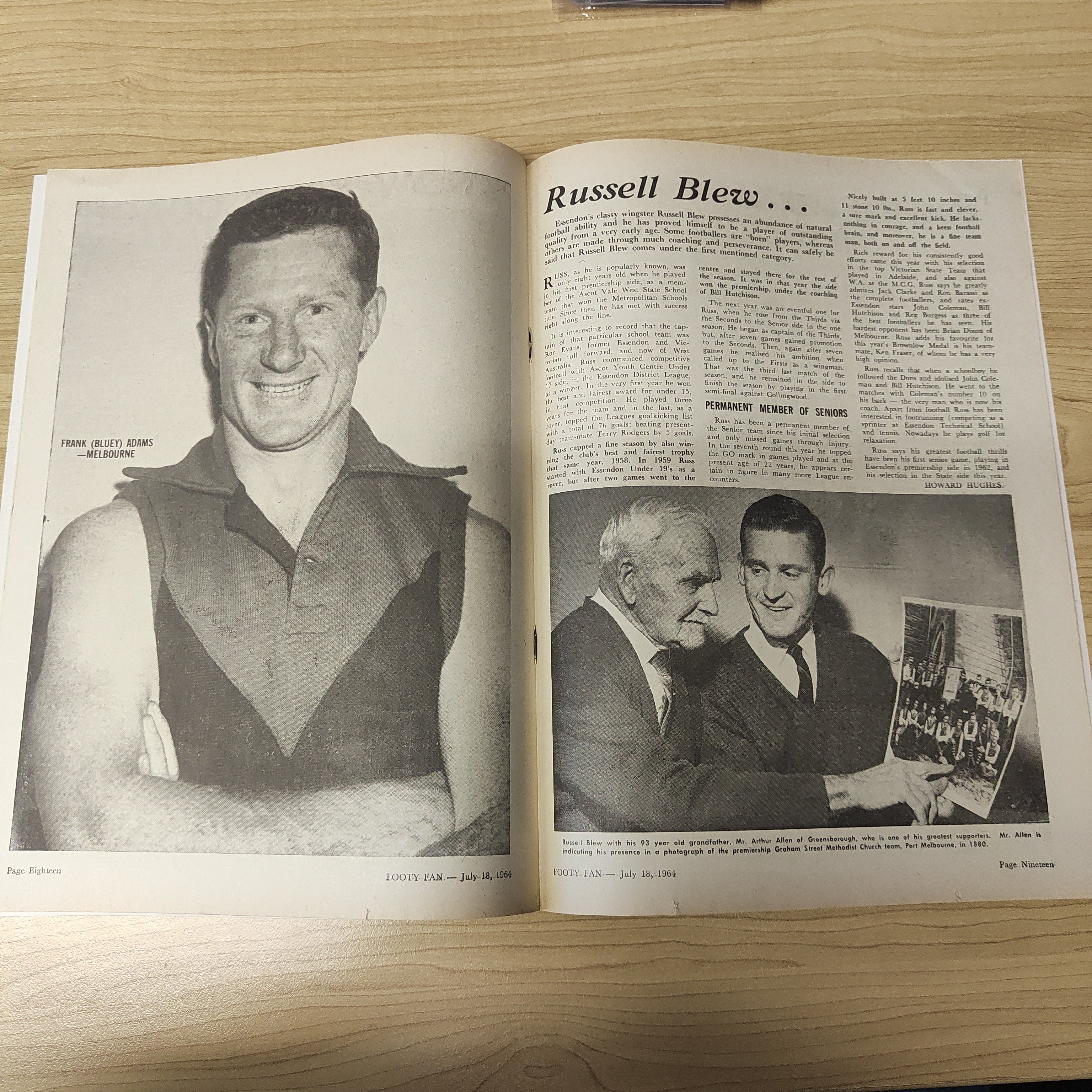 Footy Fan July 18 1964 Vol. 2, No.13 Football Magazine - Image 3