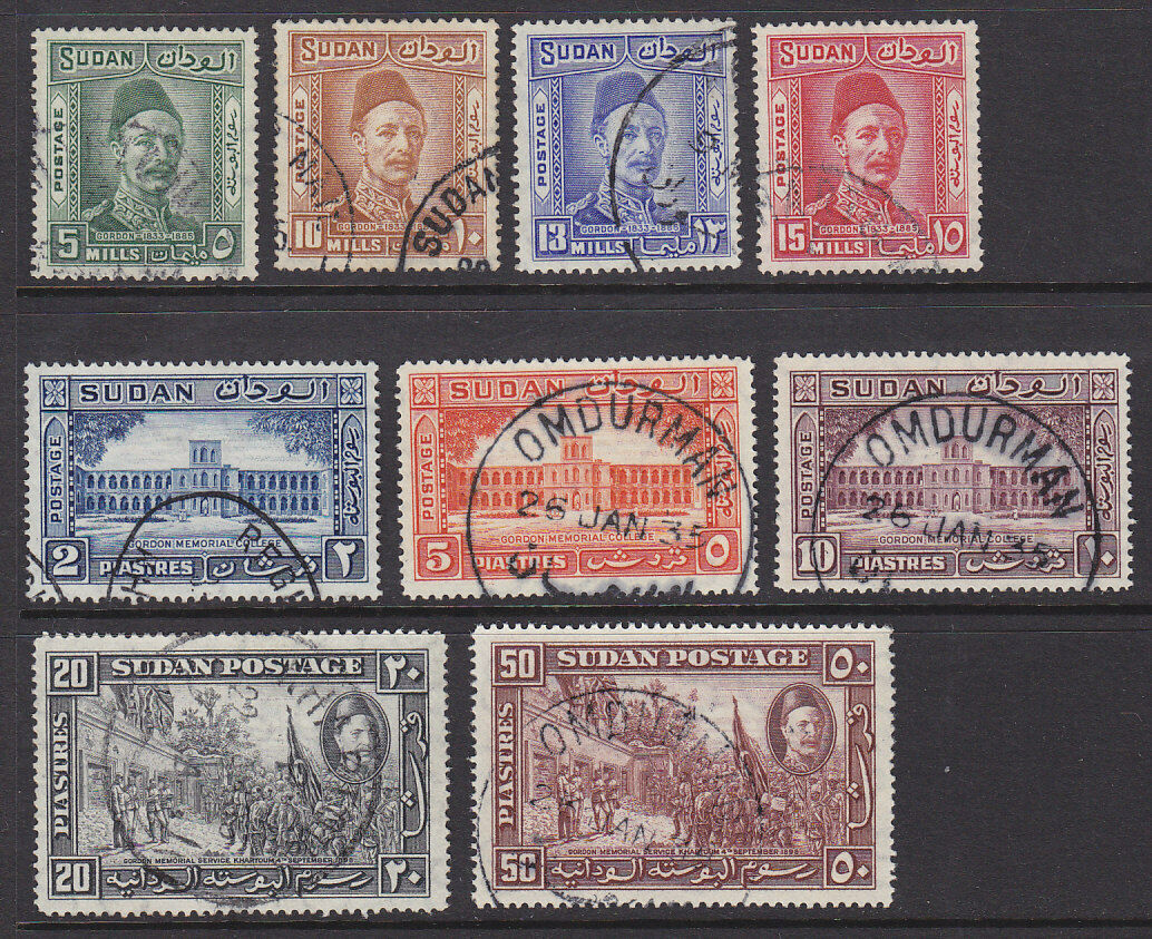 Sudan SG  59/67 Set of 9 Used