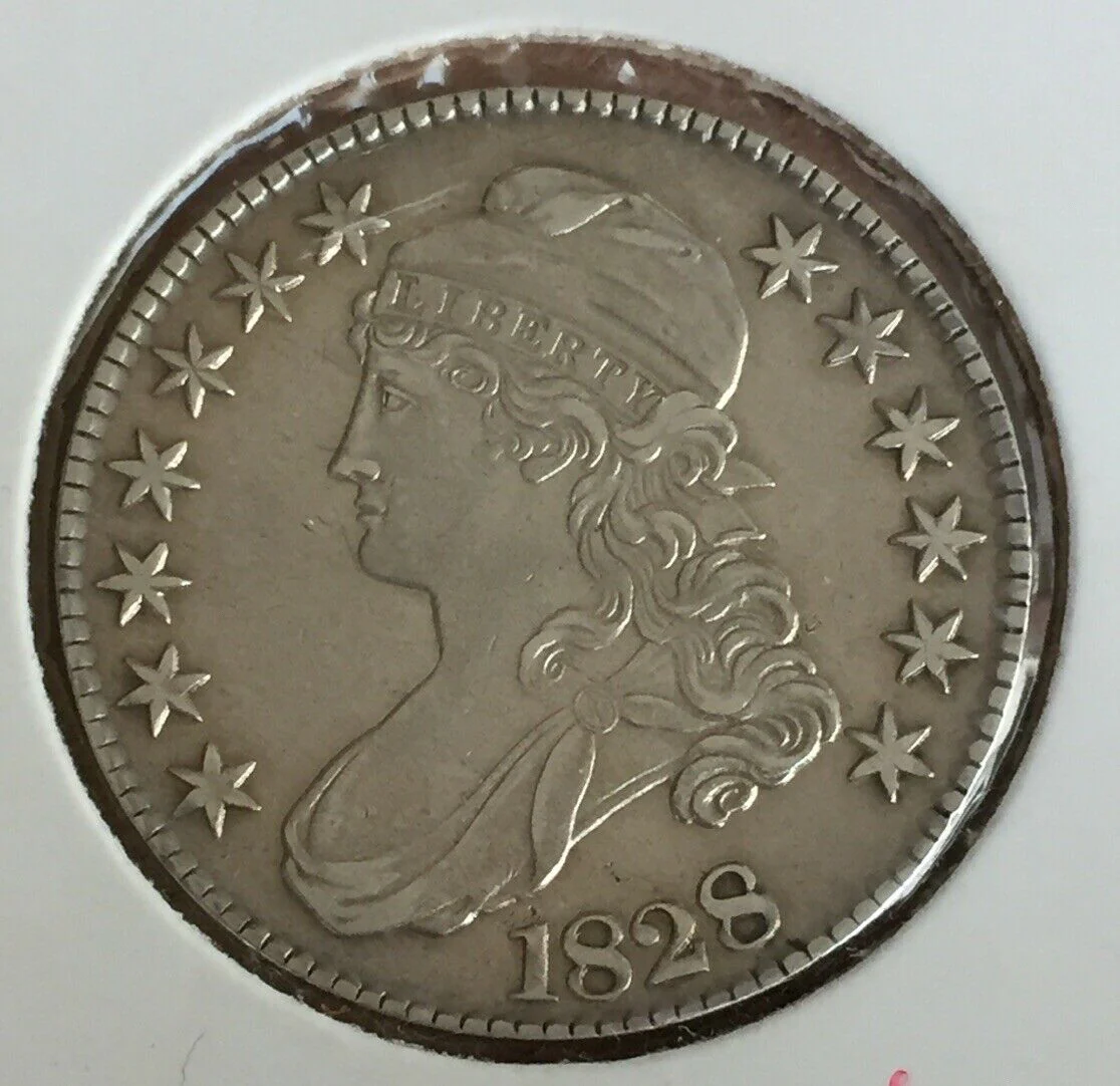 USA 1828 Half Dollar 50 Cents about Extremely Fine