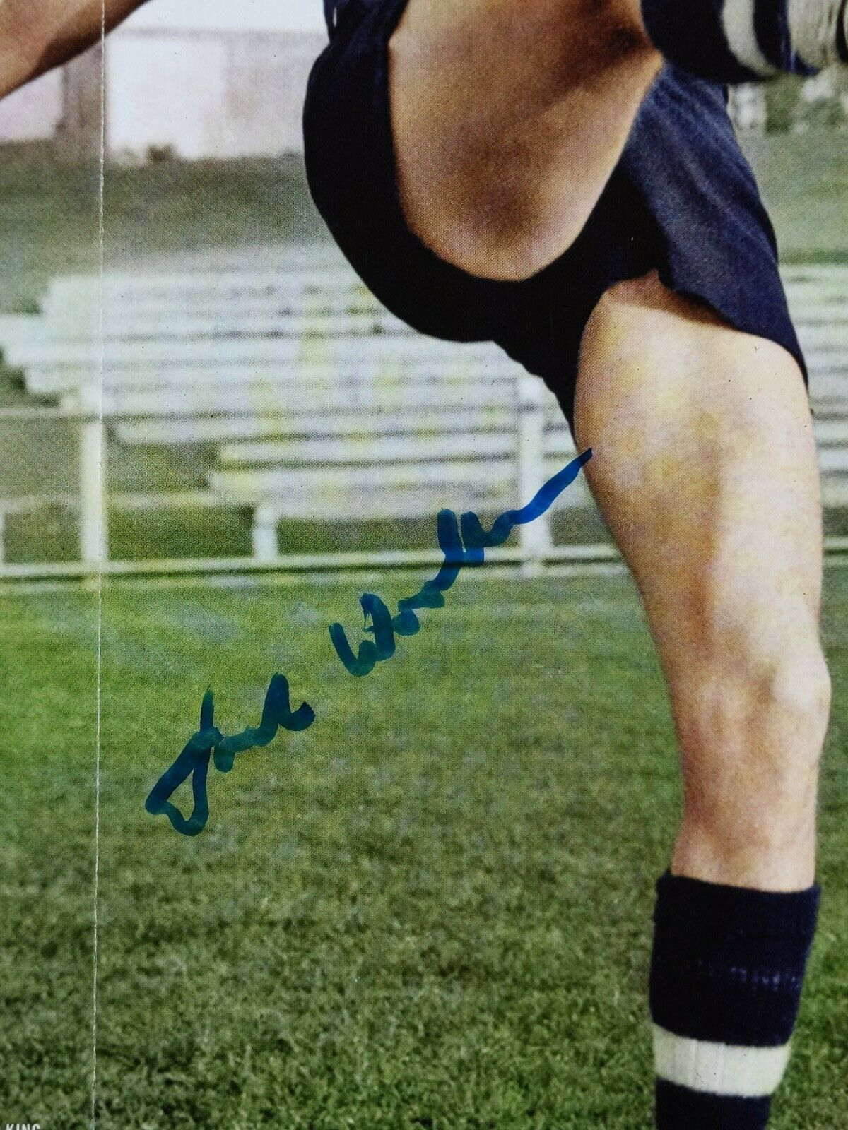 VFL Geelong Football Club Fred Wooller Hand Signed Picture - Image 2